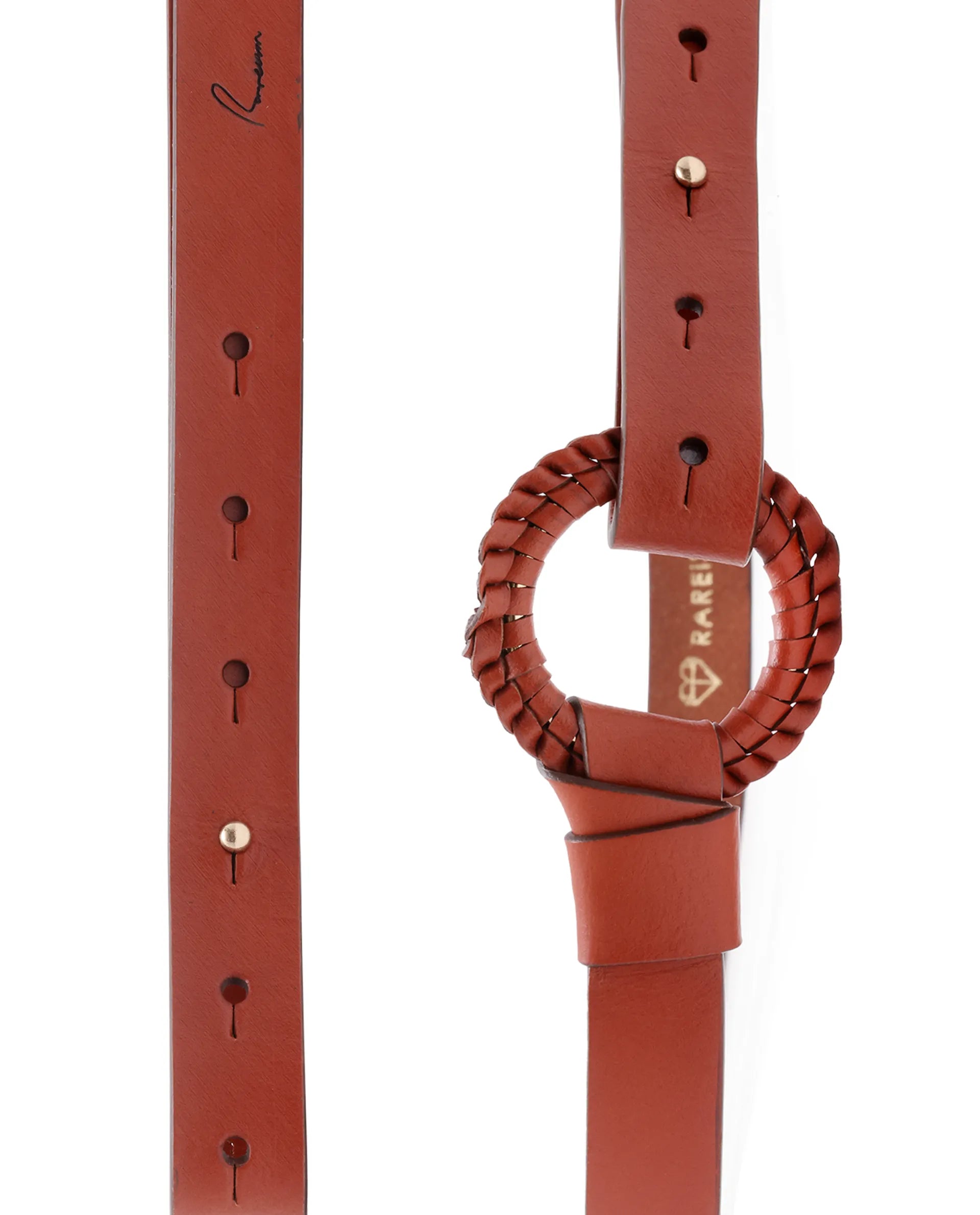 Rareism Women Crystal Tan Belt