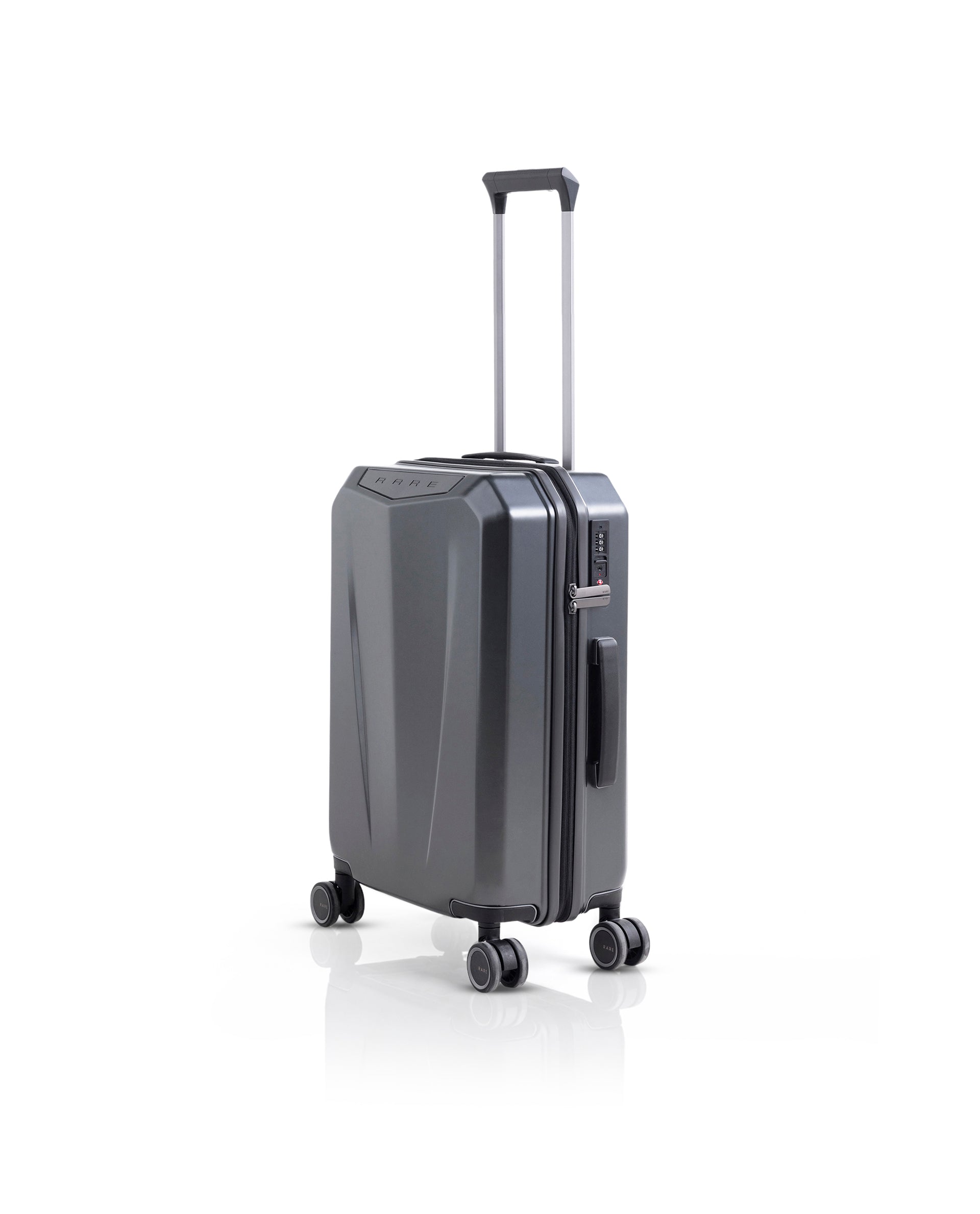 Rare Rabbit Gallardo Grey Impact-Resistant Hard Shell Trolley Bag