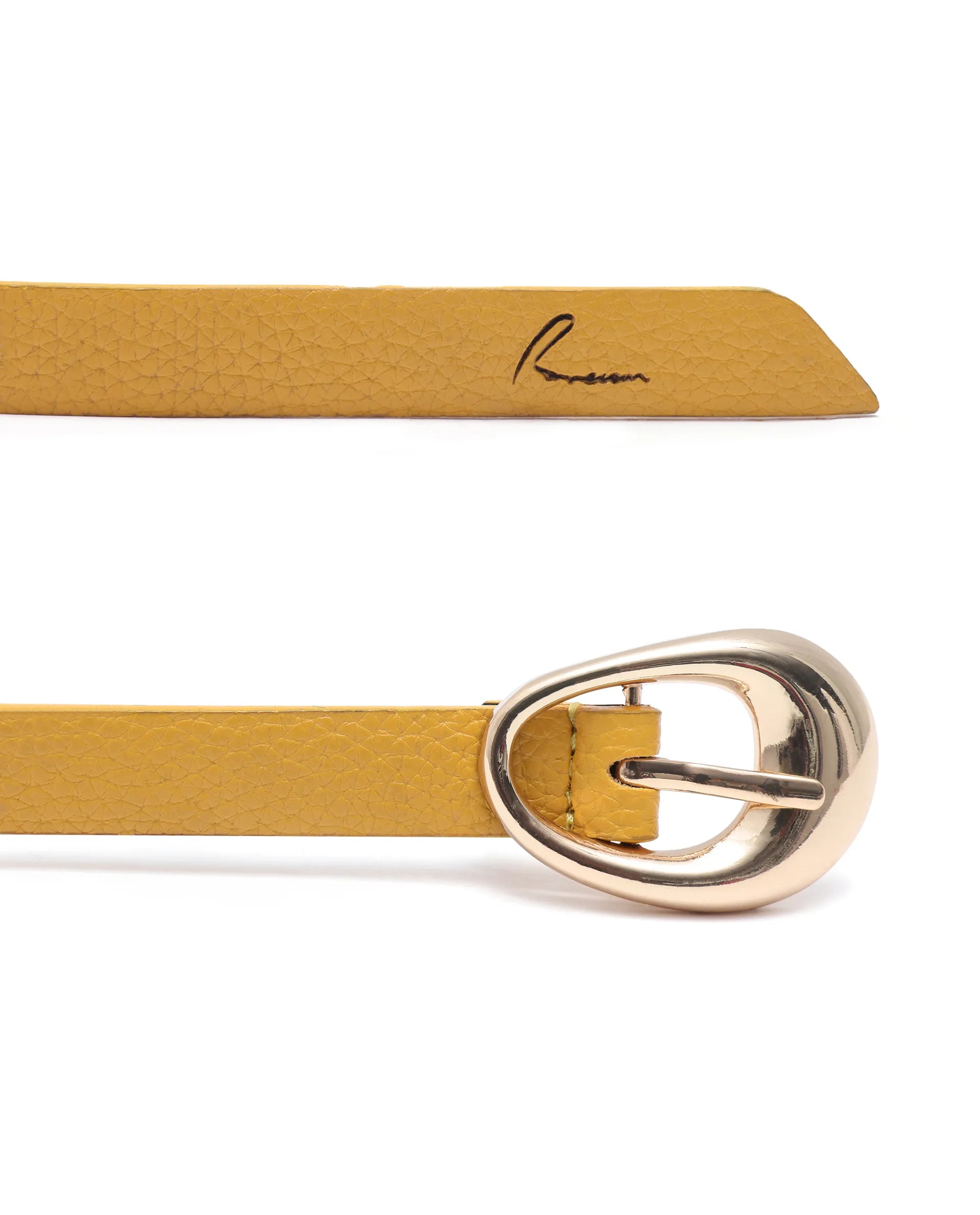 Rareism Women Ivy Mustard Belt