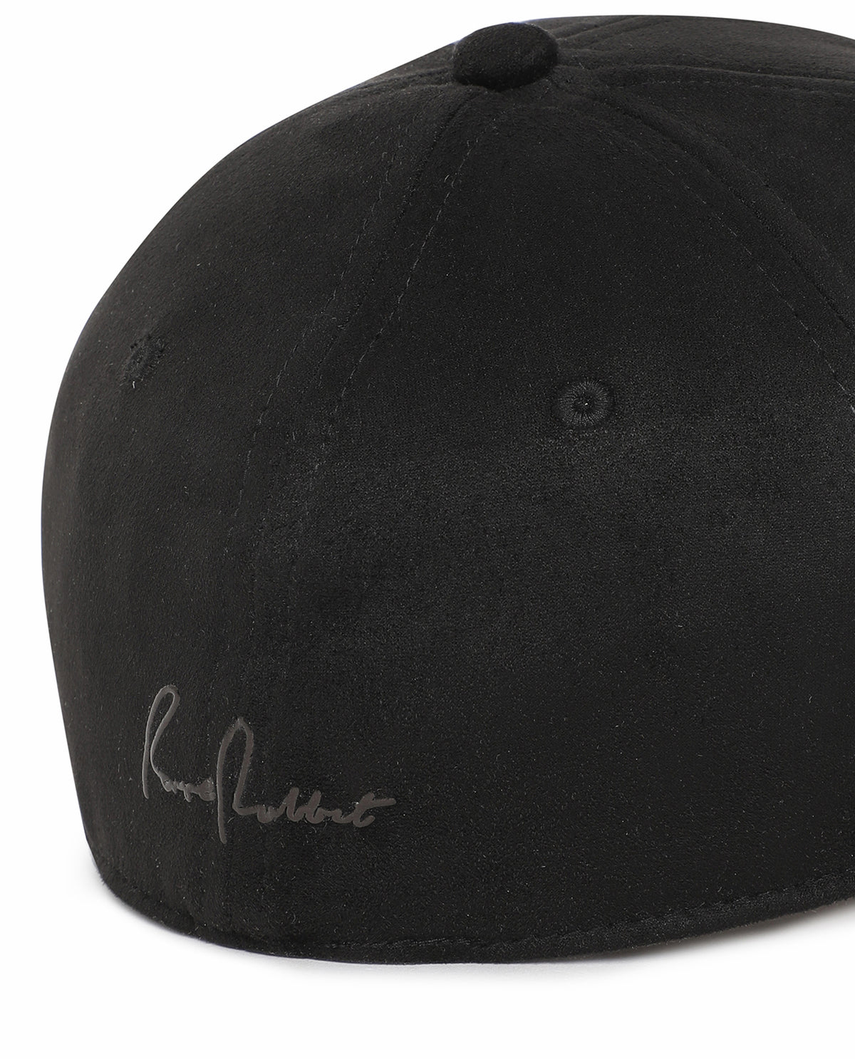 RARE RABBIT KEVIN-2 PRIMARY BLACK CAP VELVET FABRIC