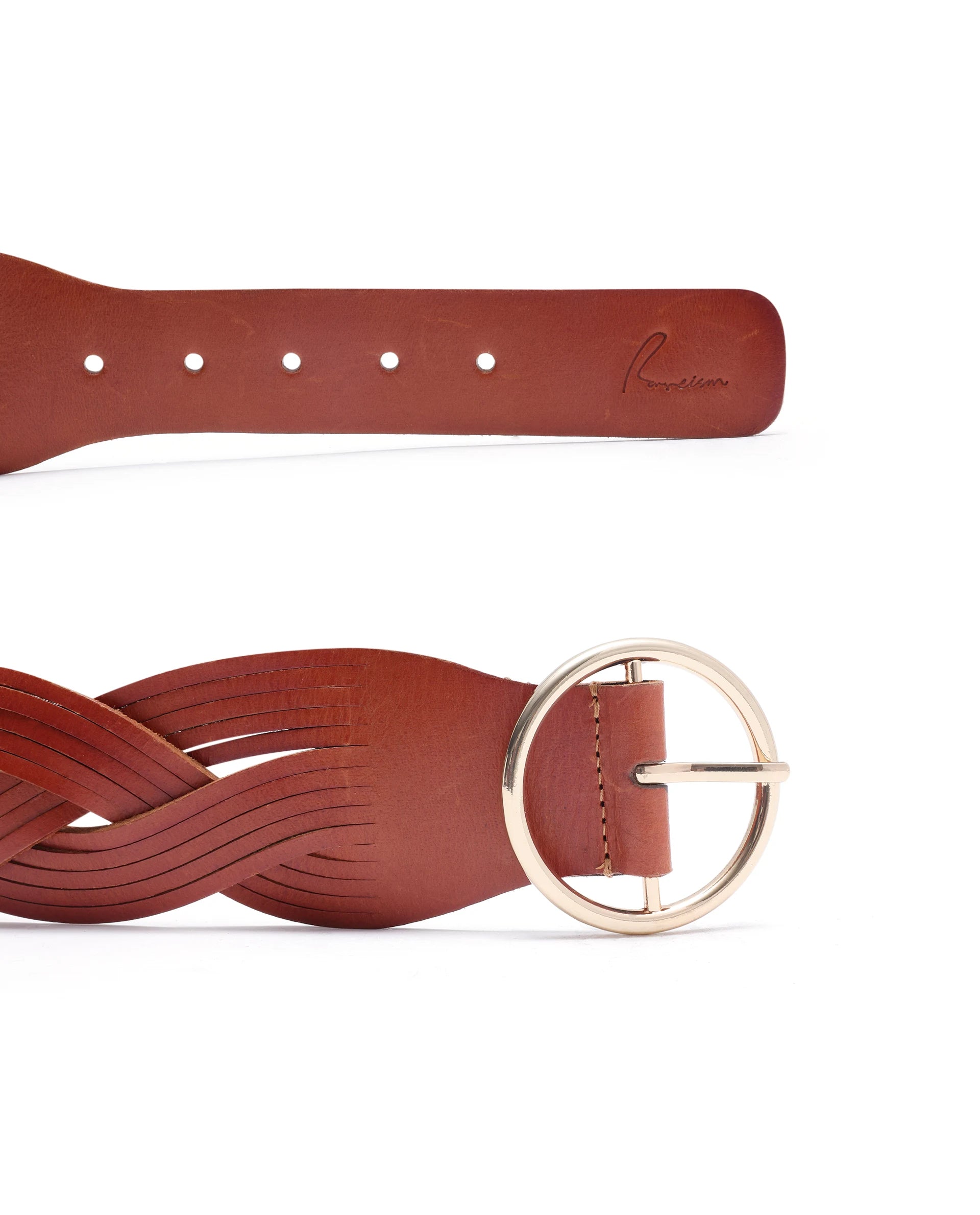 Rareism Women Sterling Tan Belt