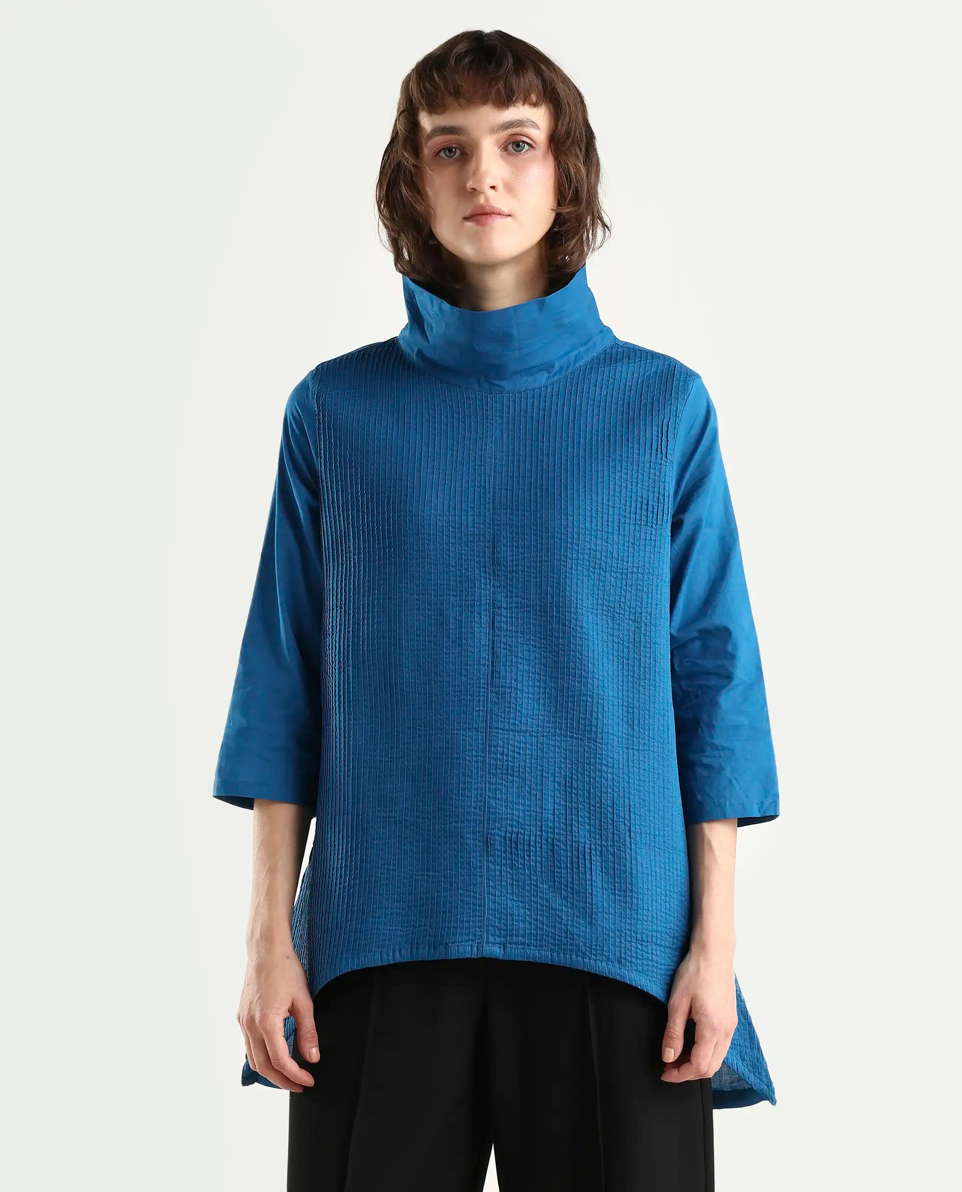 Rareism Women's Pins Blue Top