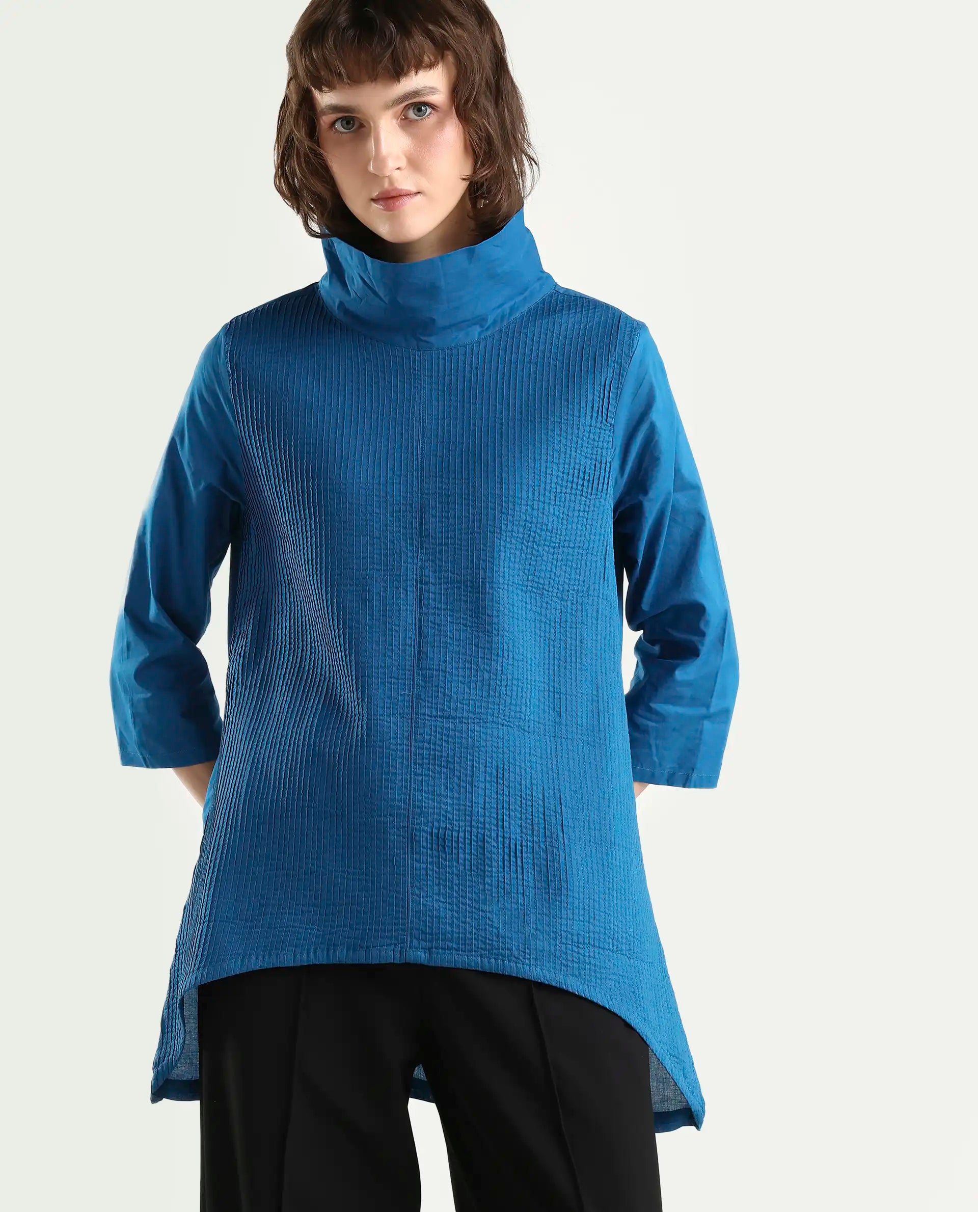 Rareism Women's Pins Blue Top