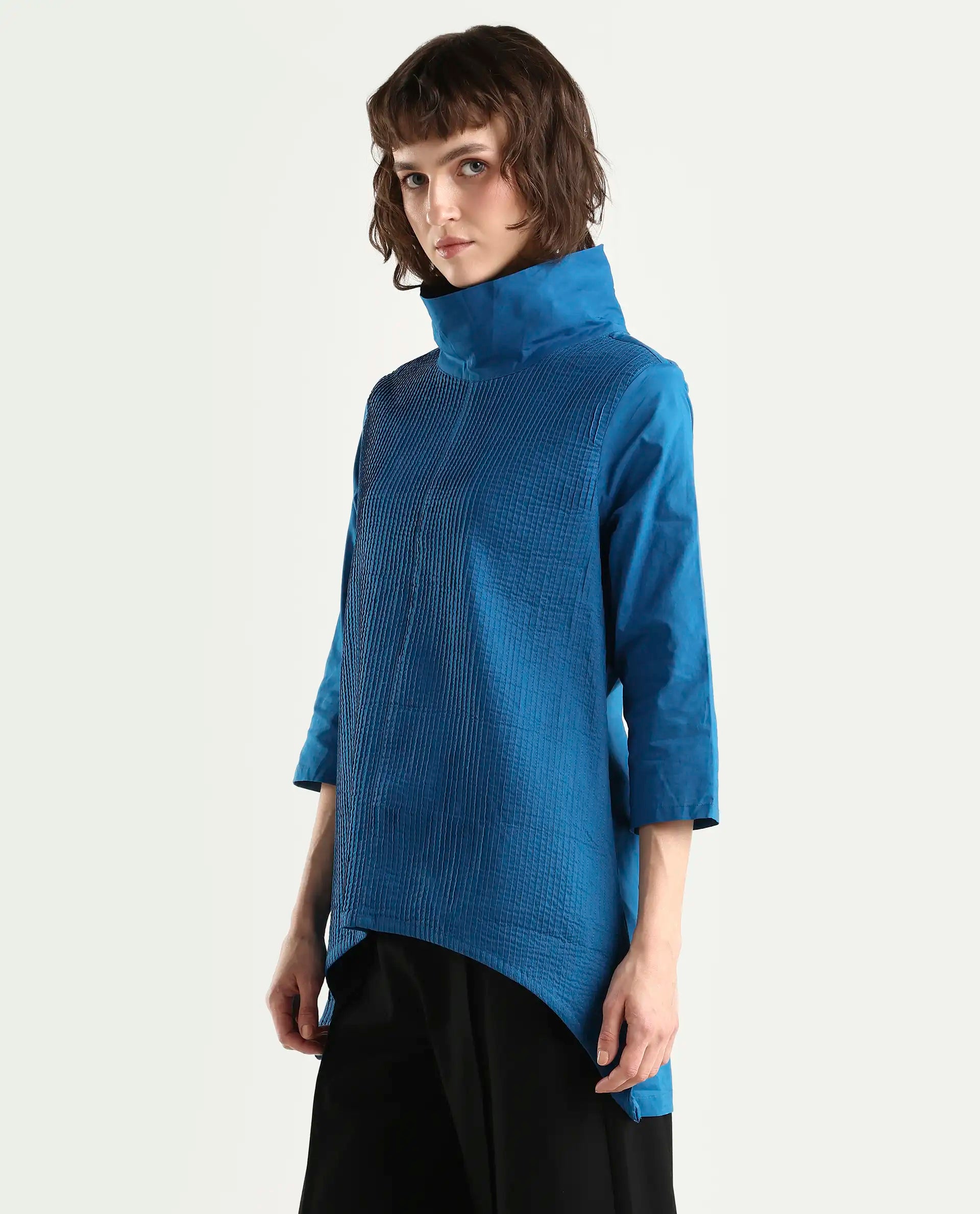 Rareism Women's Pins Blue Top