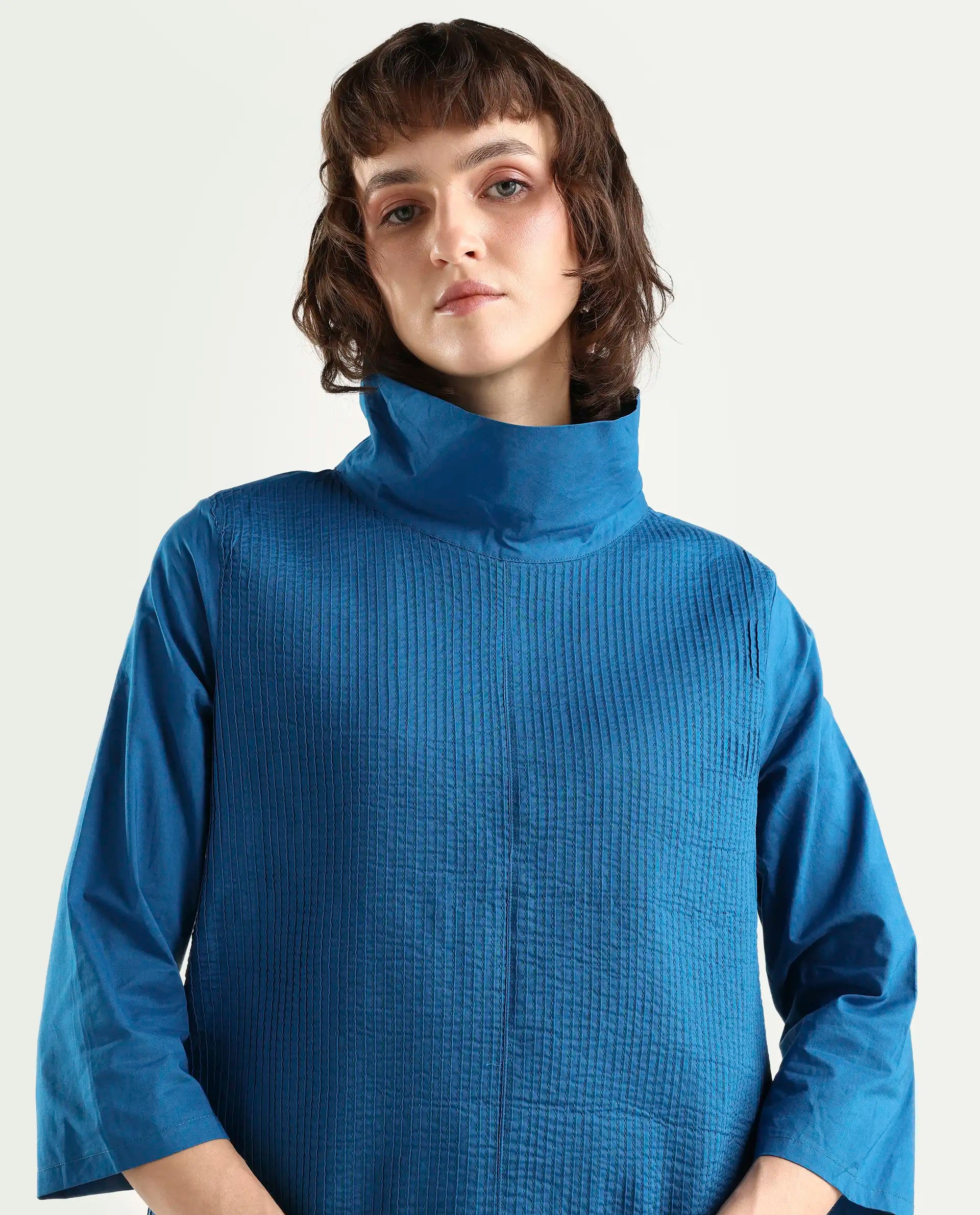 Rareism Women's Pins Blue Top