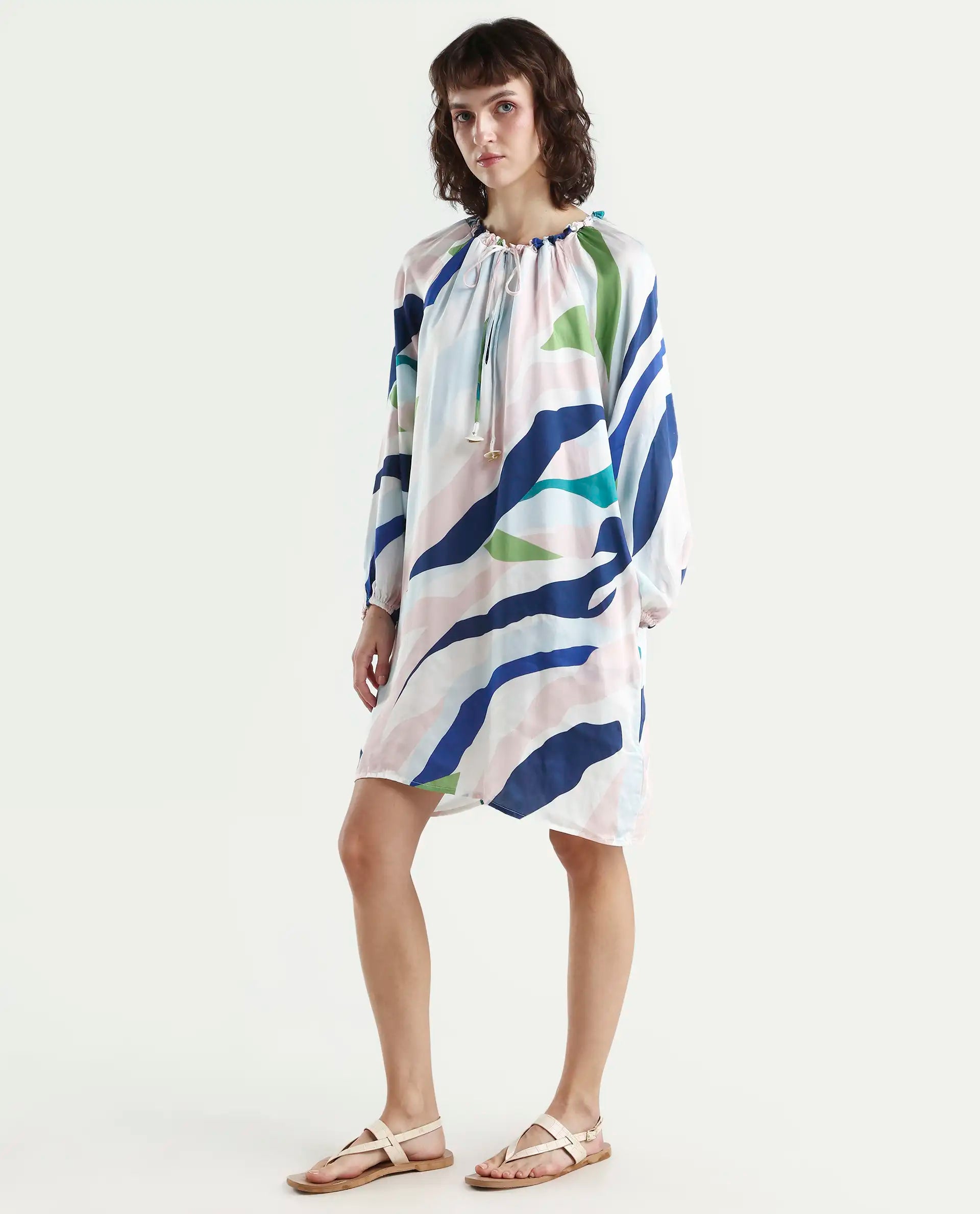 Rareism Women's Alloy White Dress