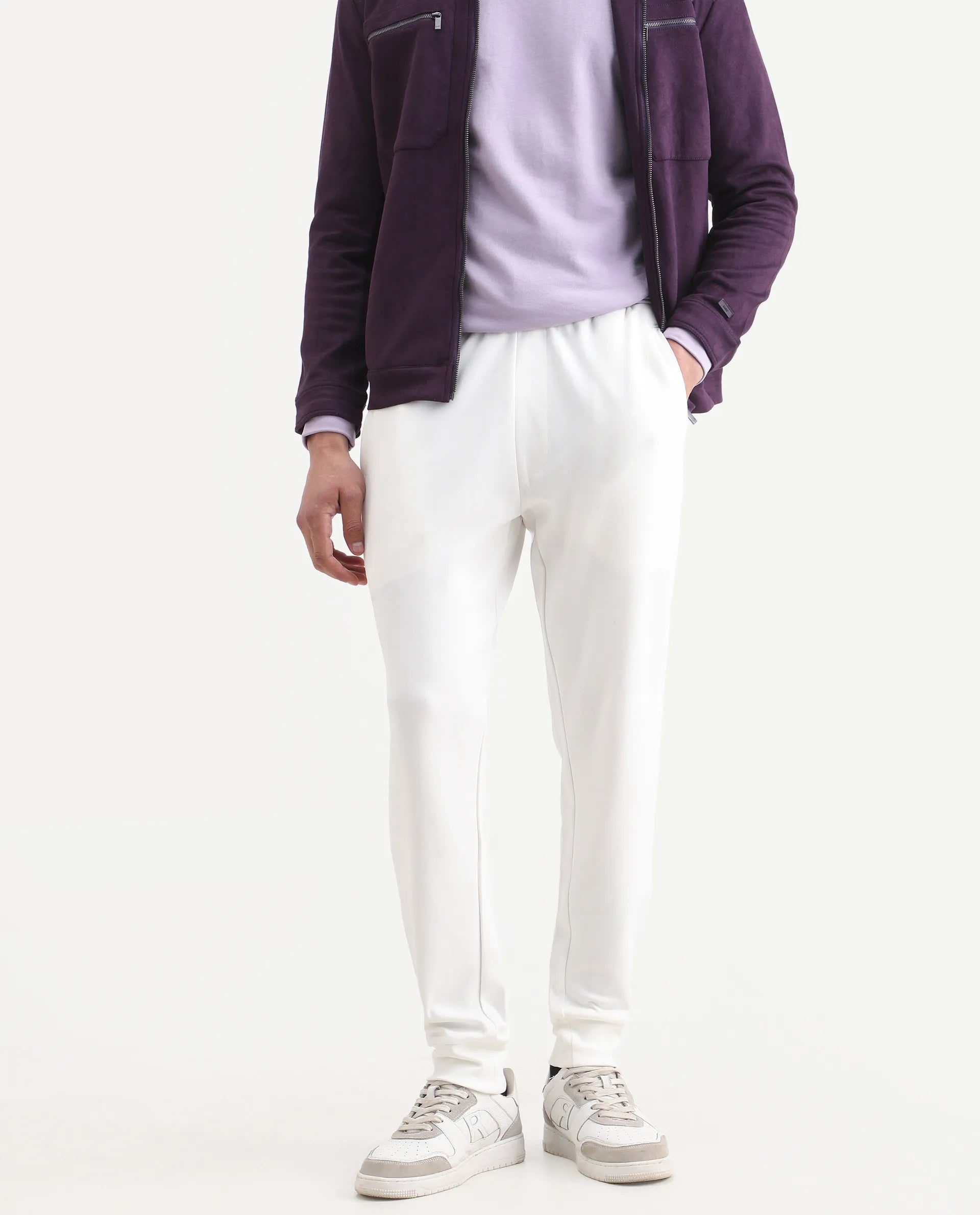 Track Pant Ivory White Men