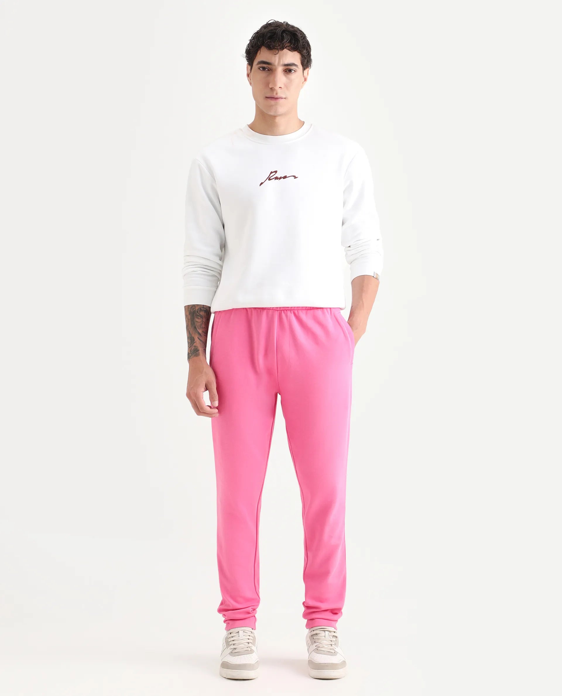 Track Pant Flame Pink Men