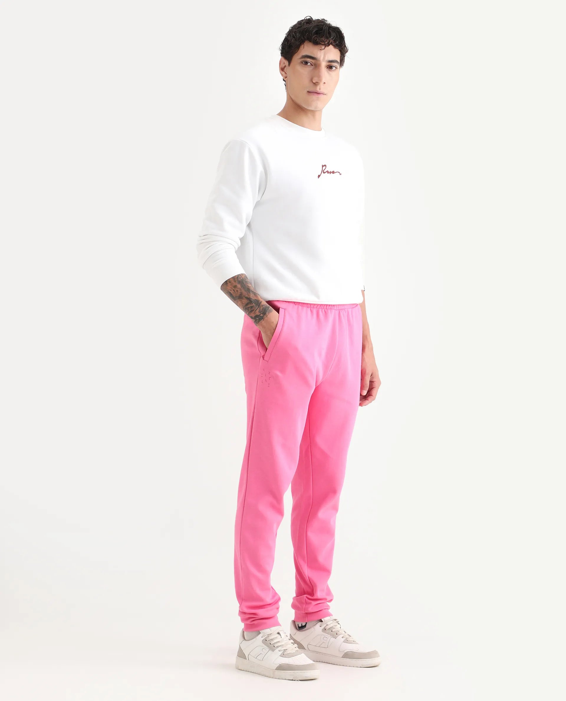 Track Pant Flame Pink Men