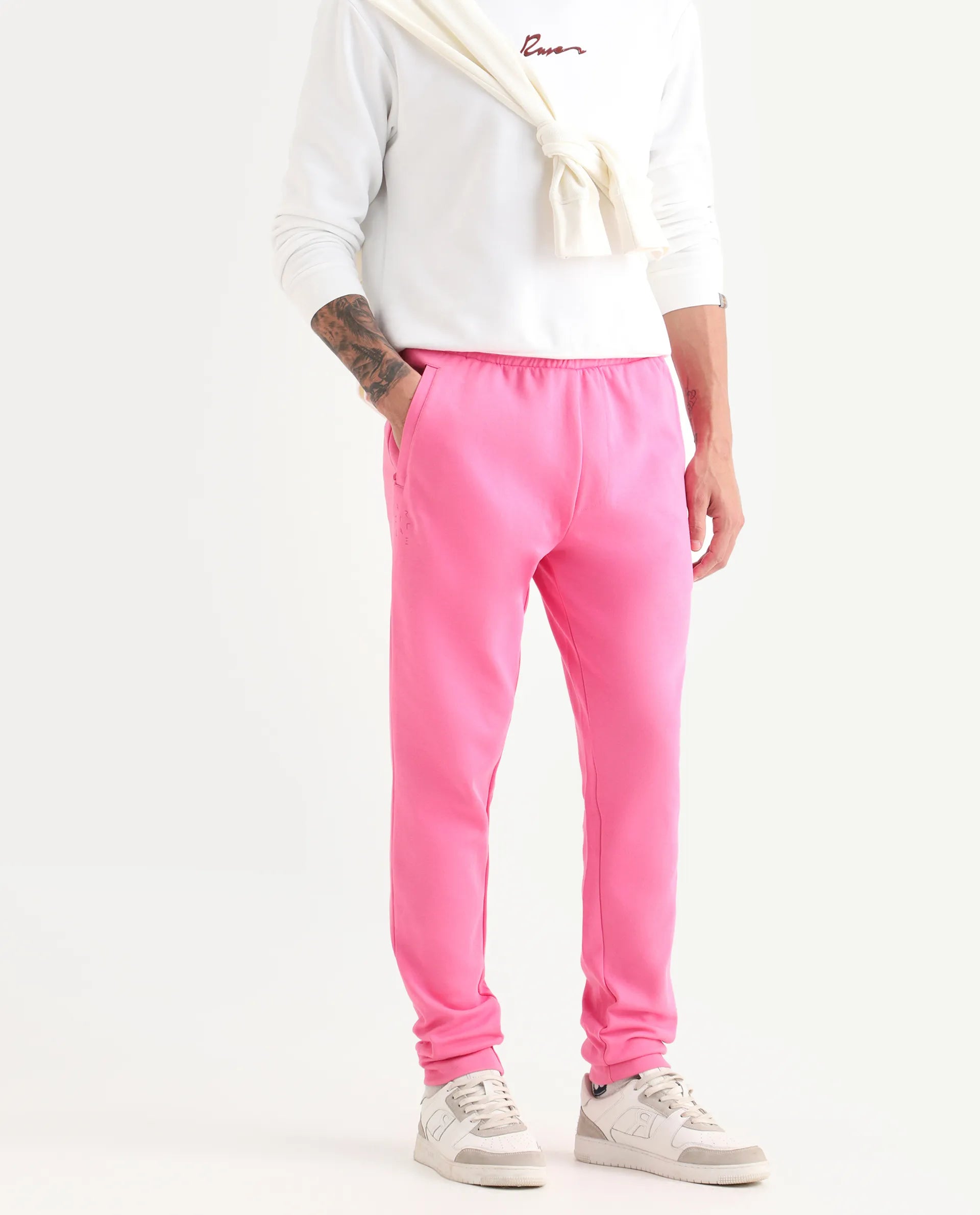 Track Pant Flame Pink Men