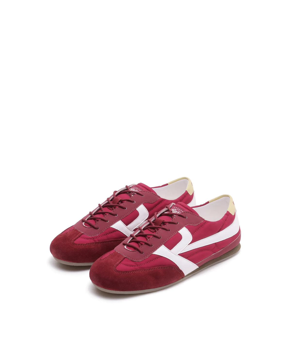 Rarez Men's Abruzzo Dark Red Parachute TRP Sole Sneaker
