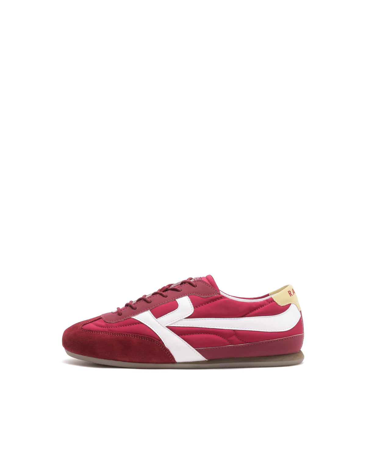 Rarez Men's Abruzzo Dark Red Parachute TRP Sole Sneaker