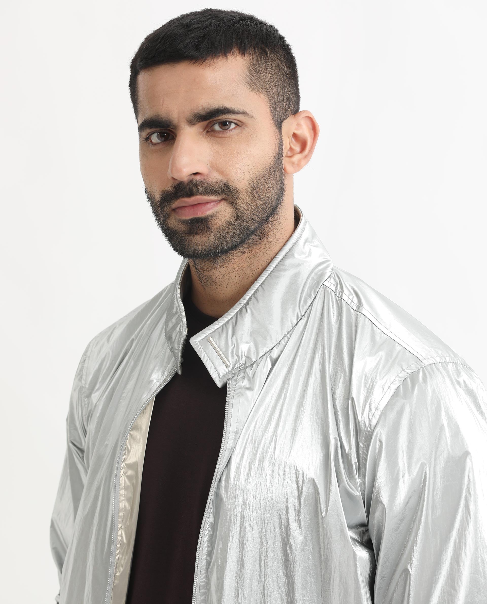 Buy Grey Silk Embroidery Metallic Beads Ashlar Jacket For Men by Rohit  Gandhi + Rahul Khanna Online at Aza Fashions.