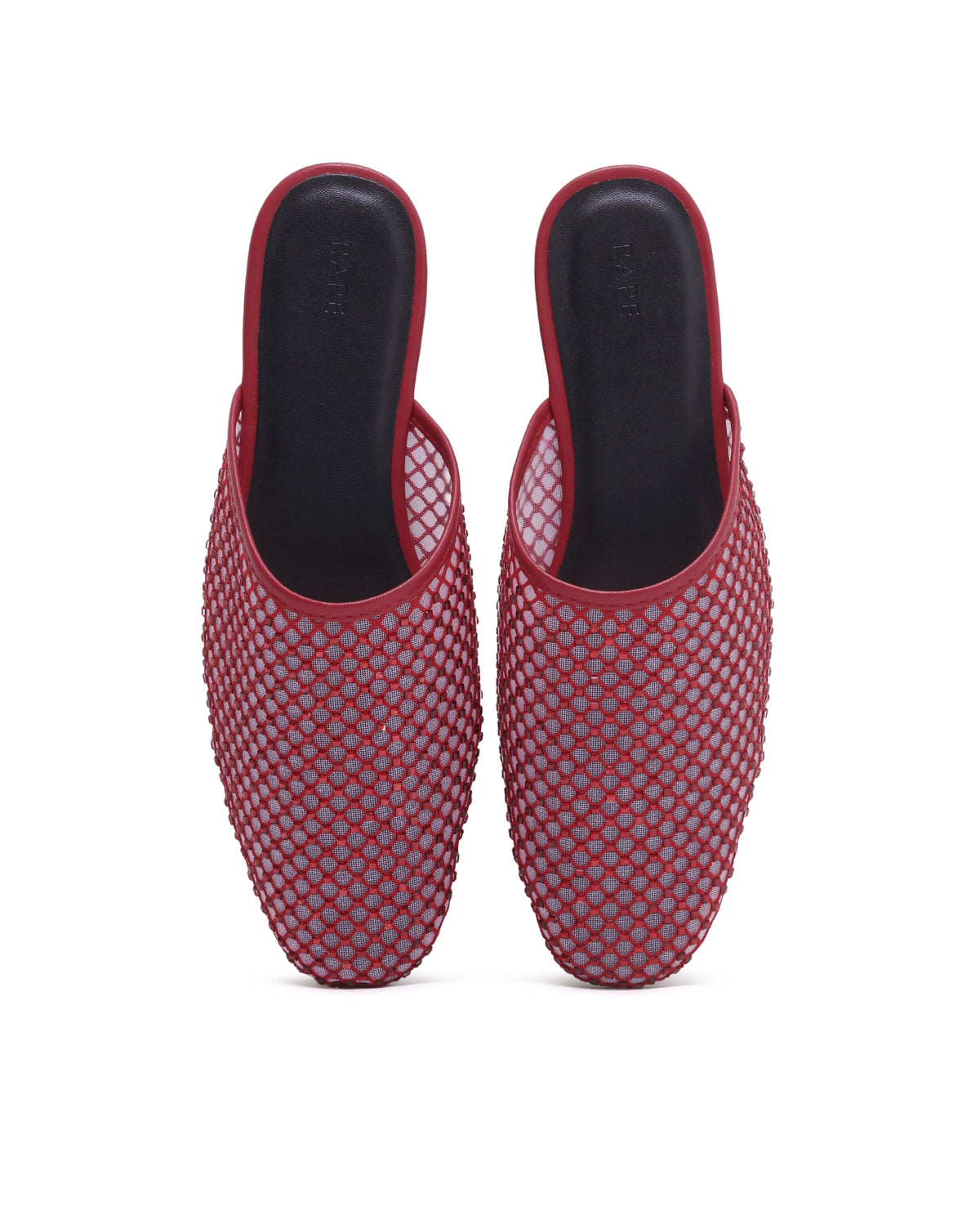 Rarez Women's Aira Red Micro Fiber & Mesh Low Flats Low Flats