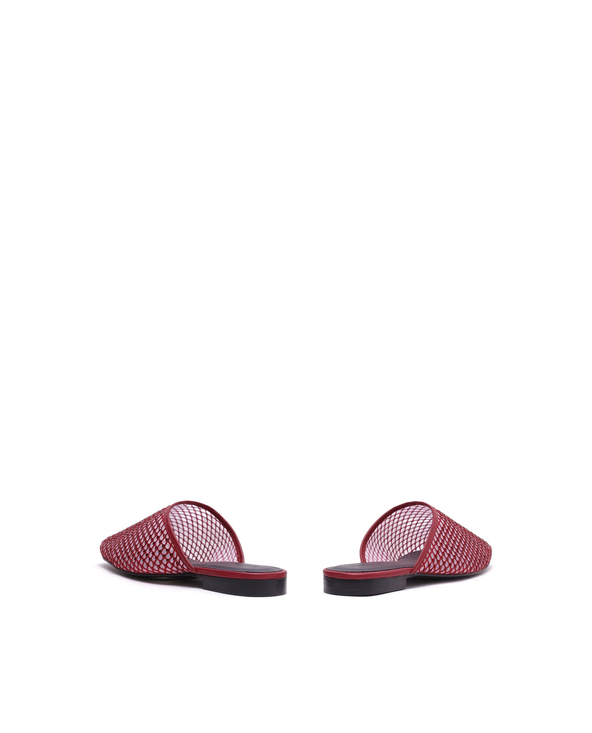 Rarez Women's Aira Red Micro Fiber & Mesh Low Flats Low Flats