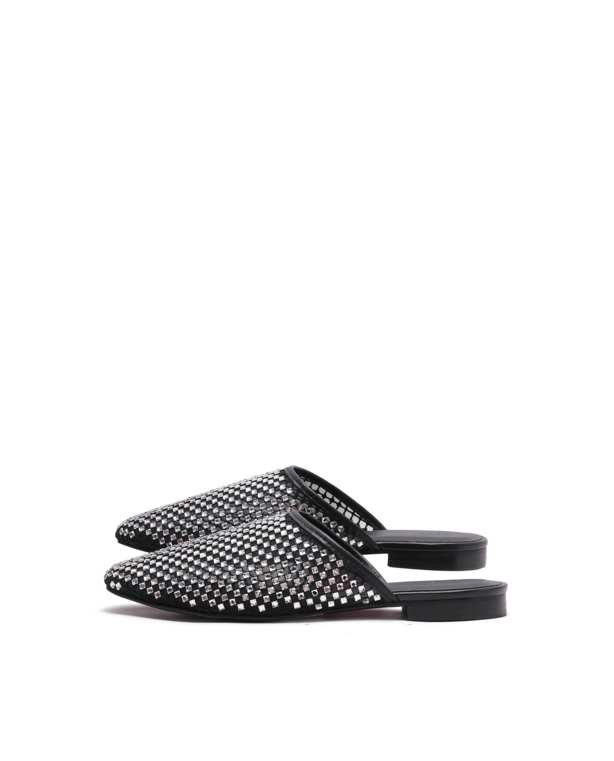 Rarez Women's Aira Silver Micro Fiber & Mesh Low Flats Low Flats