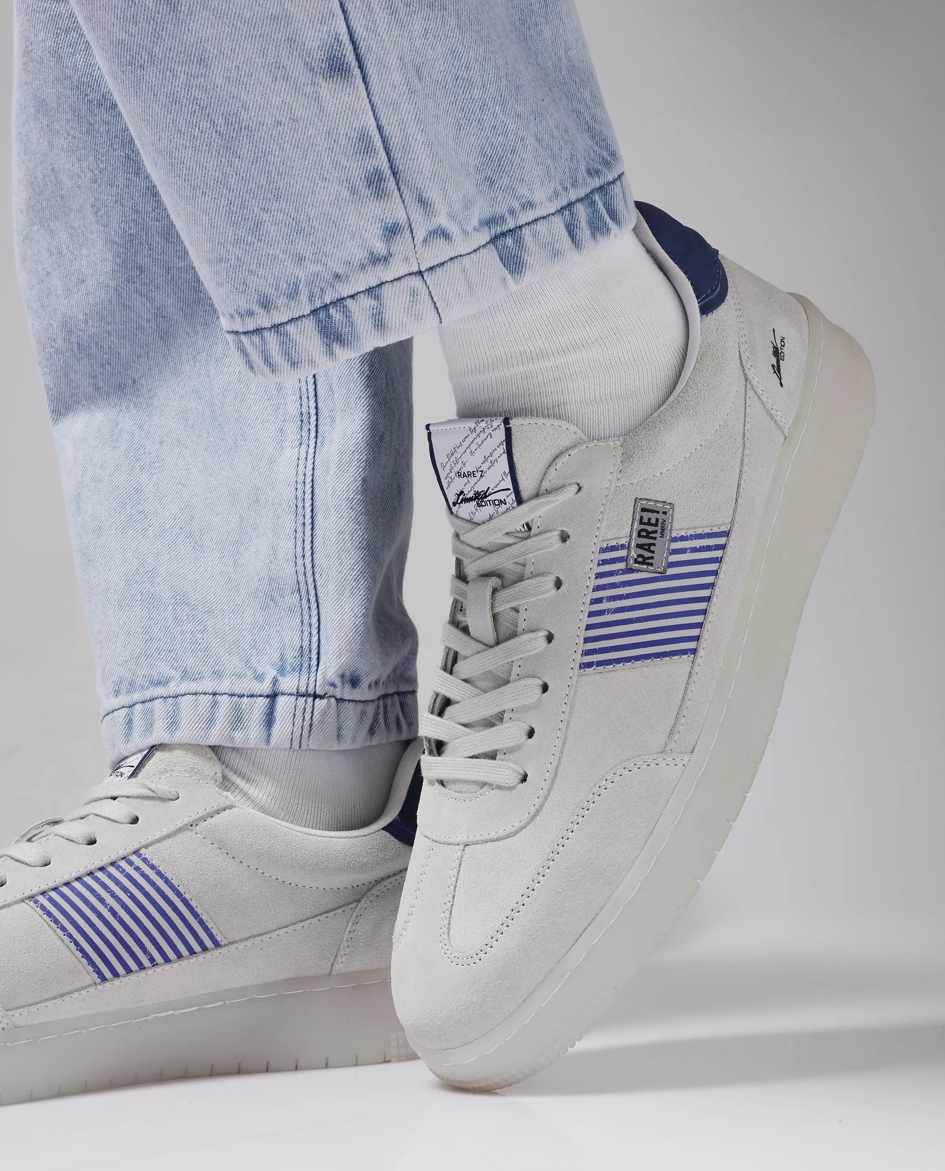 Rare Rabbit Men Amot-Fs2 Beige Lace-Up Shoes