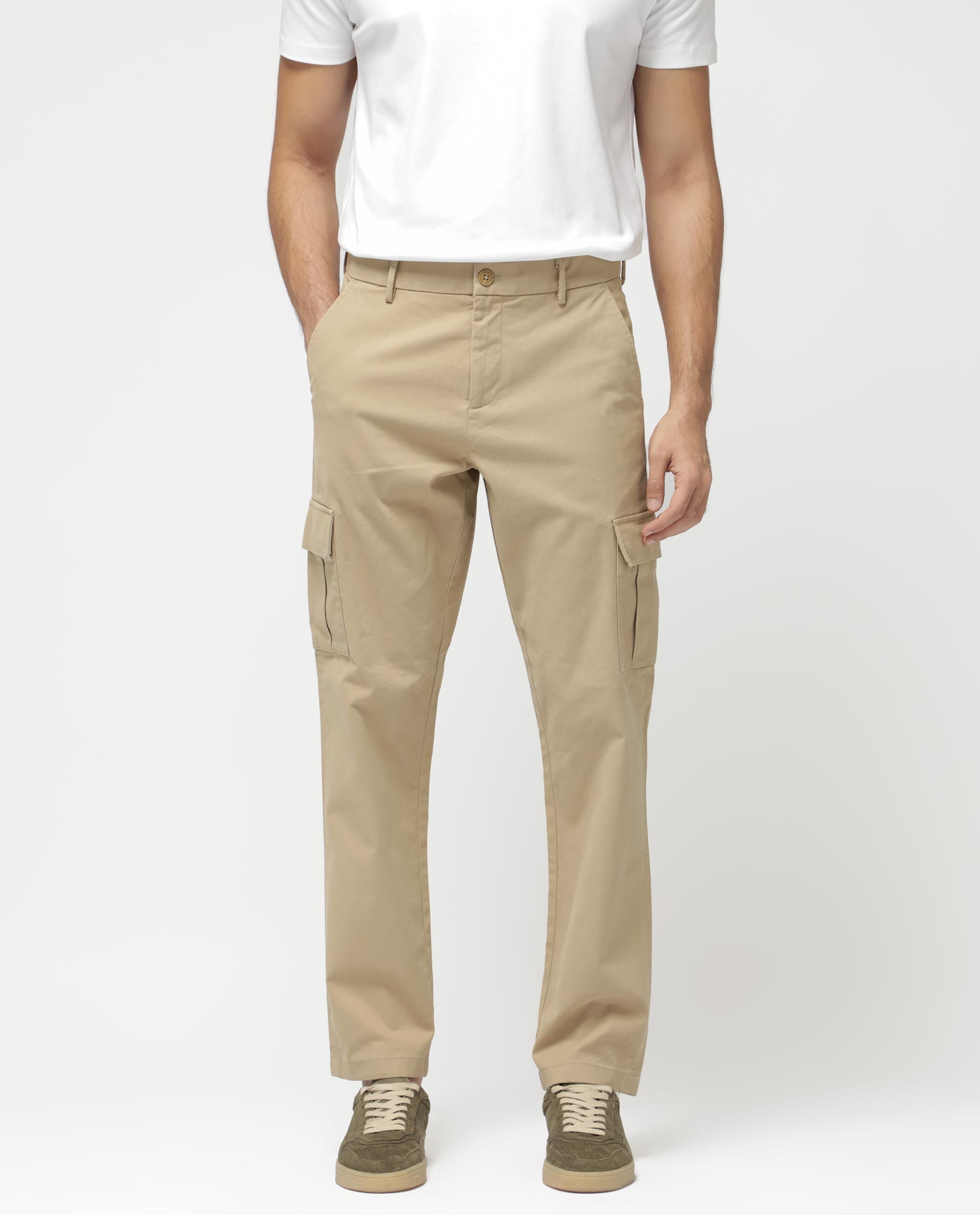 Indicode Men's Cagle Cargo Trousers in Linen & Cotton with 6 Pockets –  INDICODE