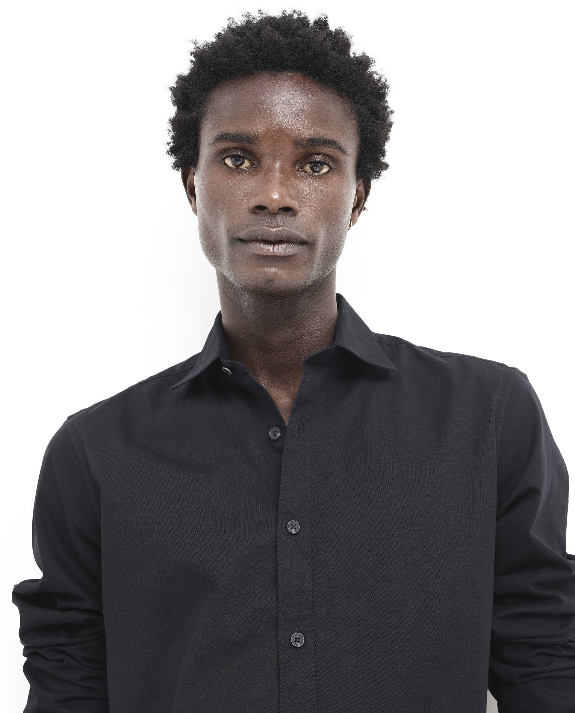 Rare Rabbit Men's Arlet Black Cotton Fabric Full Sleeve Regular Fit Solid Shirt