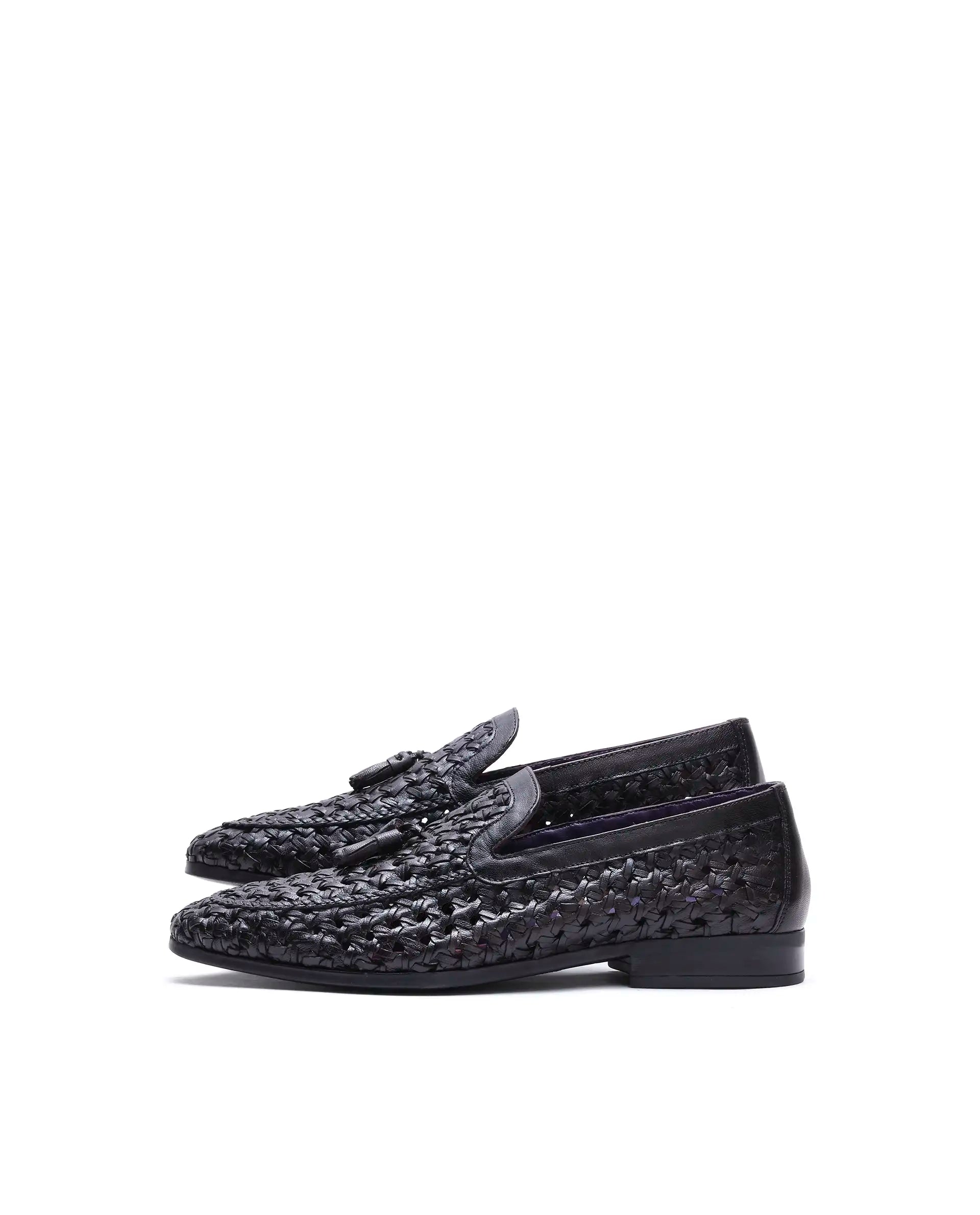 Rare Rabbit Men's Artur Dark Brown Leather Mocassin