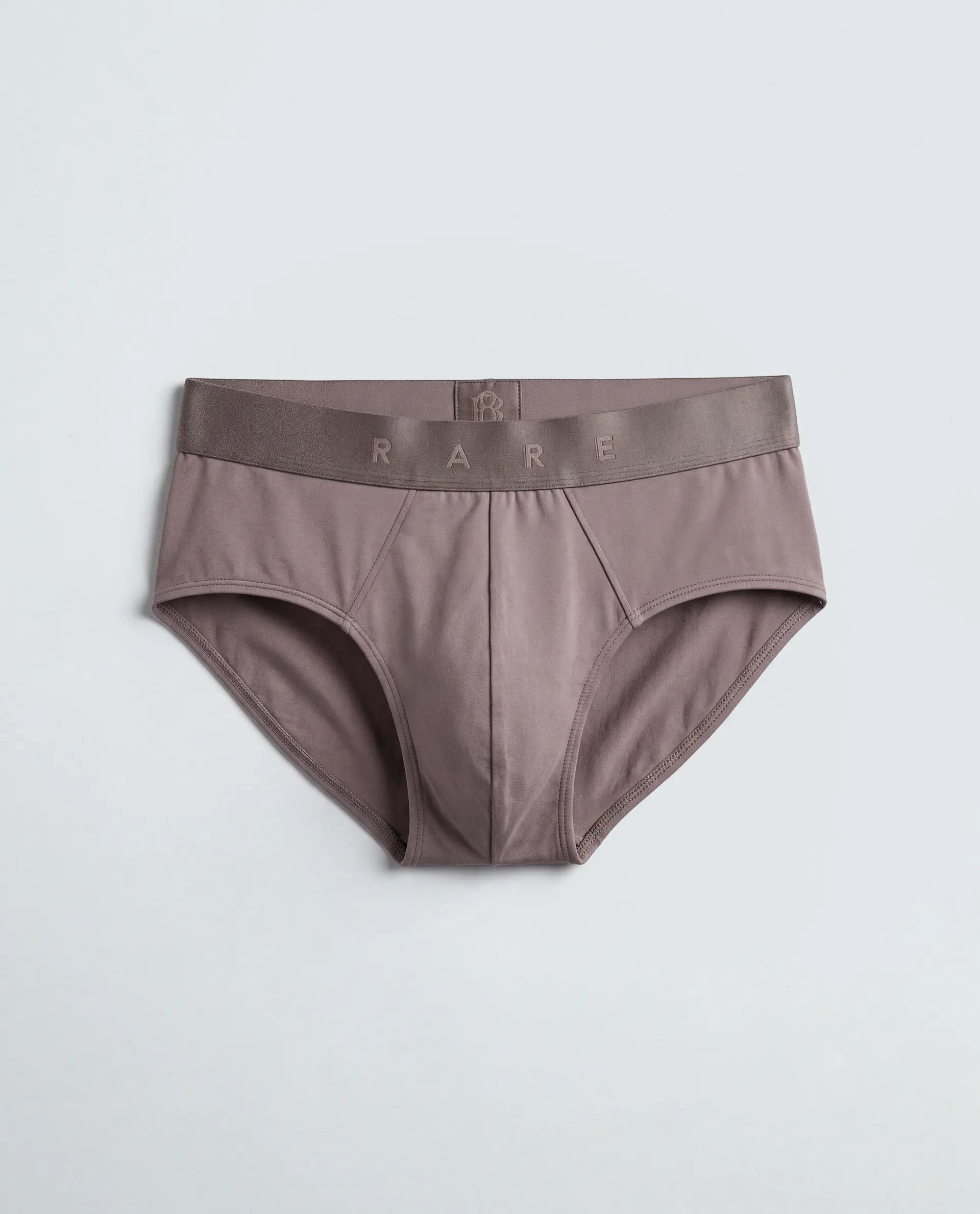 Rare Rabbit Men's Asit Dusky Pink Soft Nylon Blend Stretch Briefs