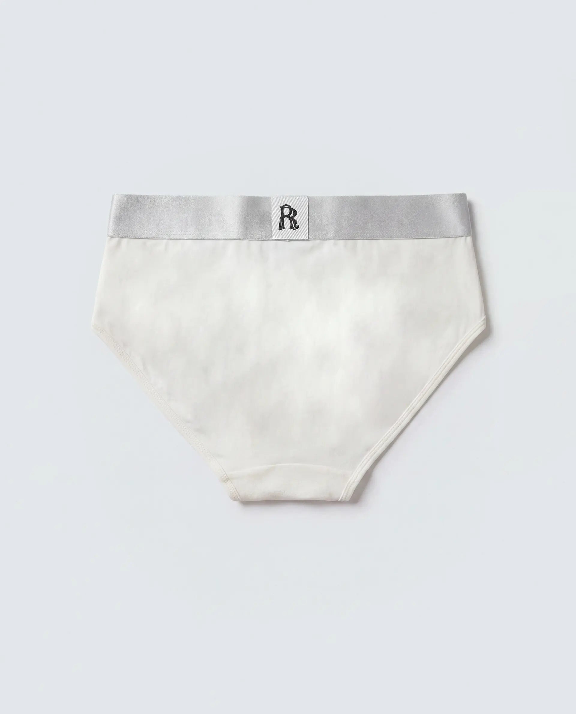 Rare Rabbit Men's Asit Off White Soft Nylon Blend Stretch Briefs