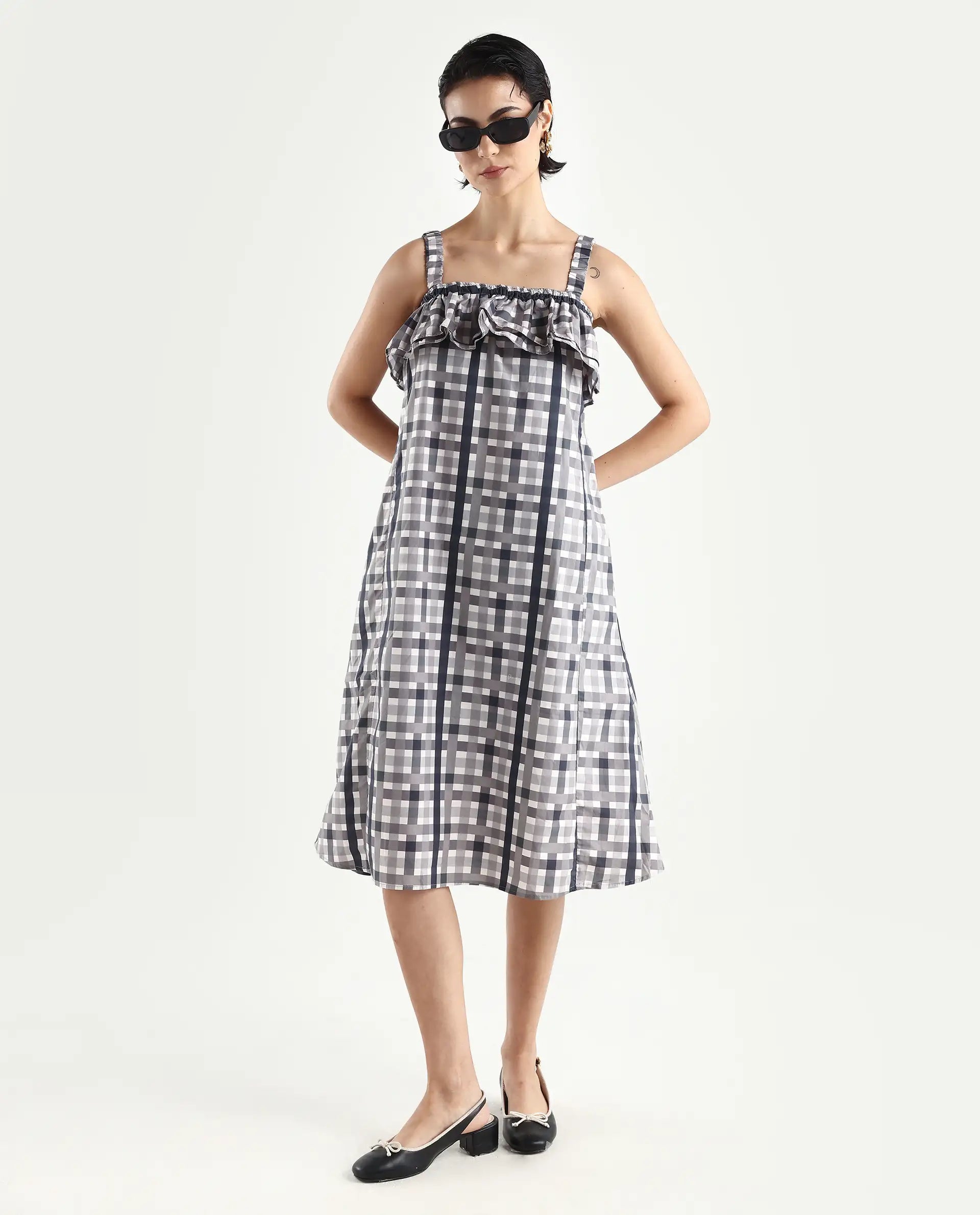 Rareism Women's Aurya Grey Dress