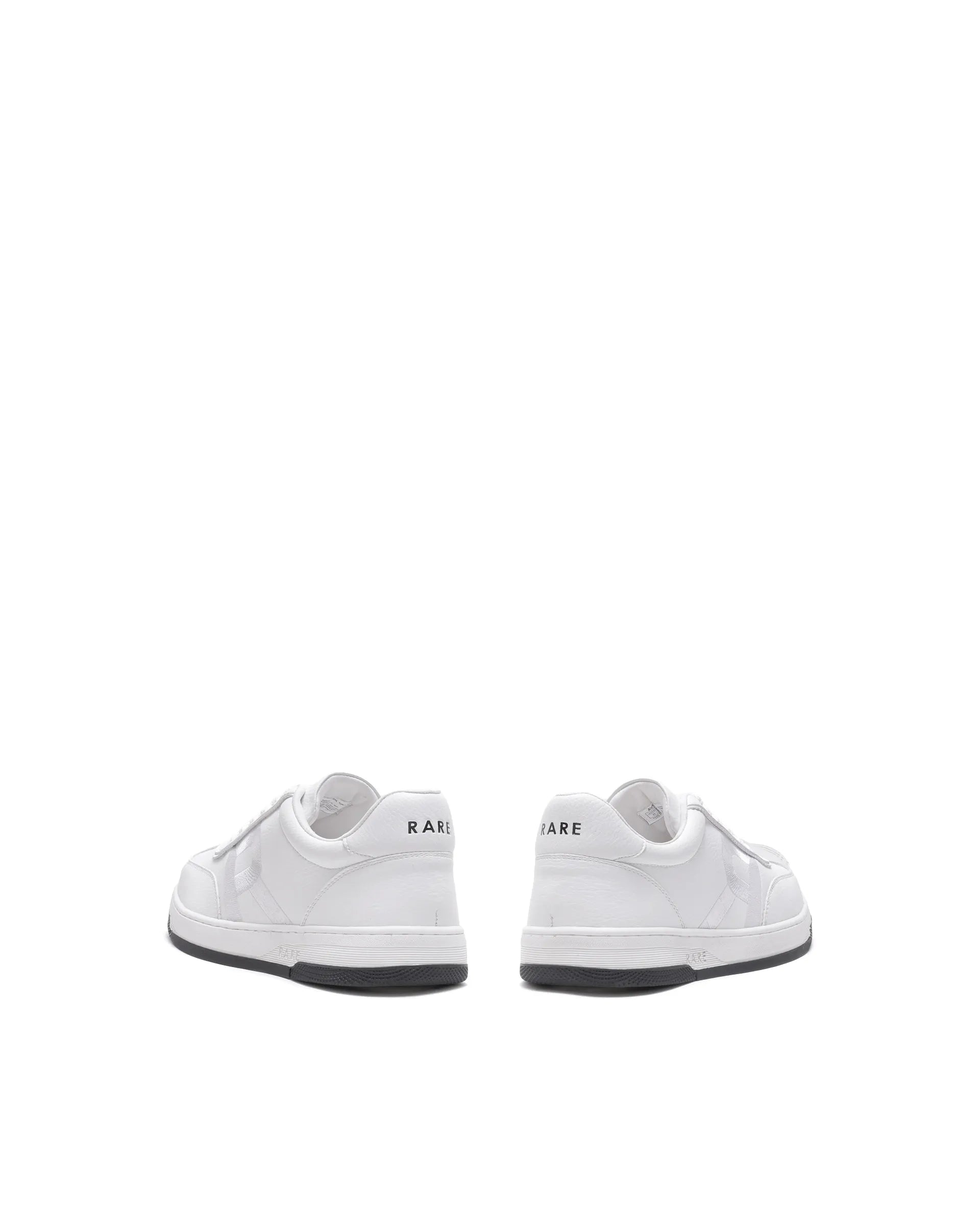 Rarez Men's Aven White Micro Fiber Regular Sneaker
