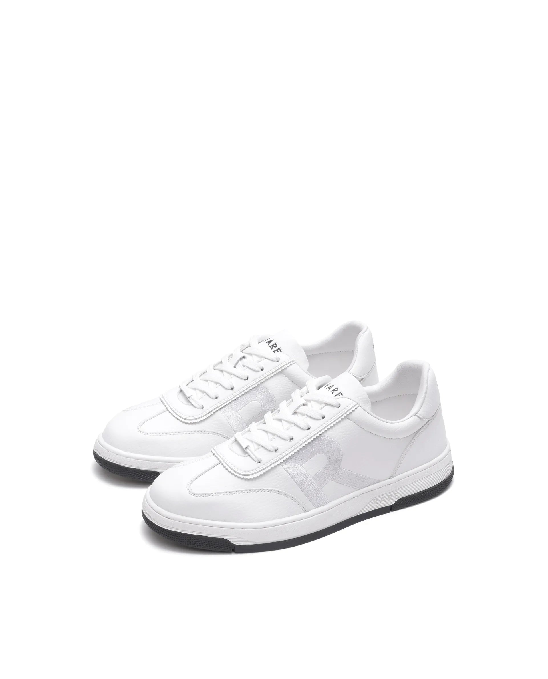 Rarez Men's Aven White Micro Fiber Regular Sneaker
