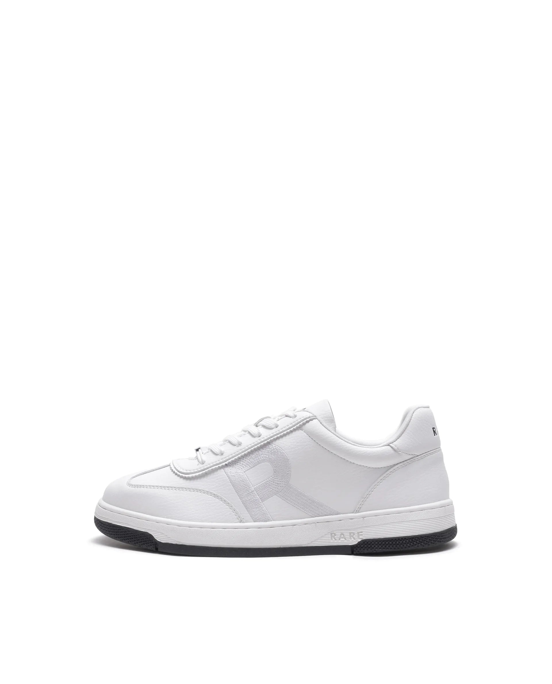 Rarez Men's Aven White Micro Fiber Regular Sneaker