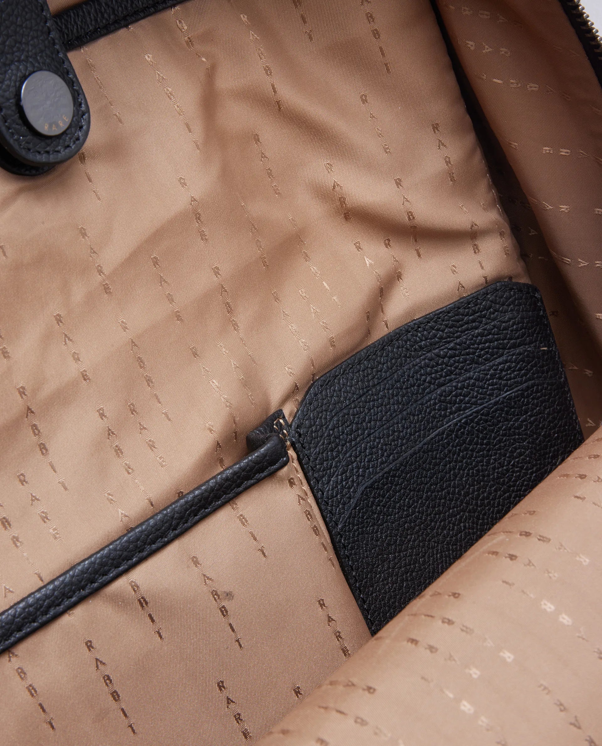 Rare Rabbit Men Axiel Black Leather Bags