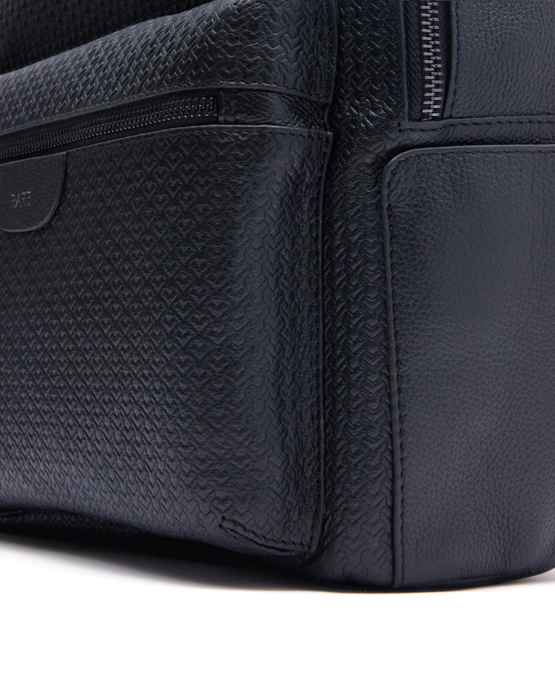 Rare Rabbit Men Axiel Black Leather Bags