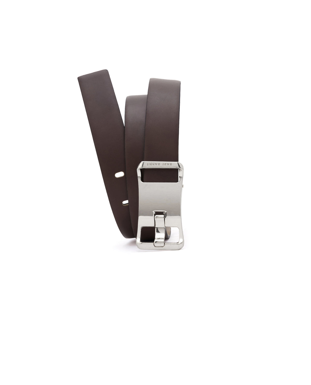 Rare Rabbit Men'S Polite Brown Belts Leather Fabric