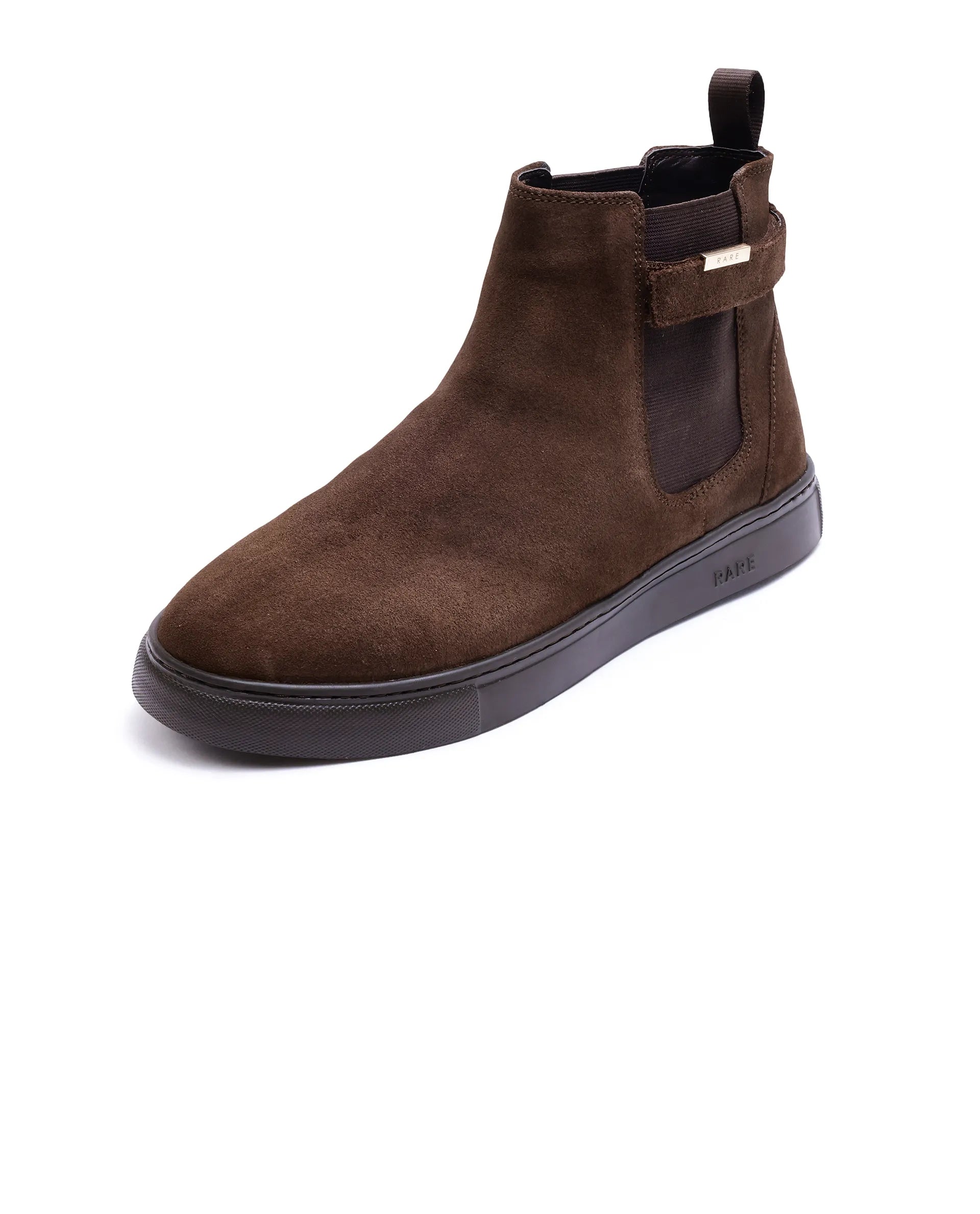 Rare Rabbit Men Berus Dark Brown Suede Lace-Up Closure Shoes