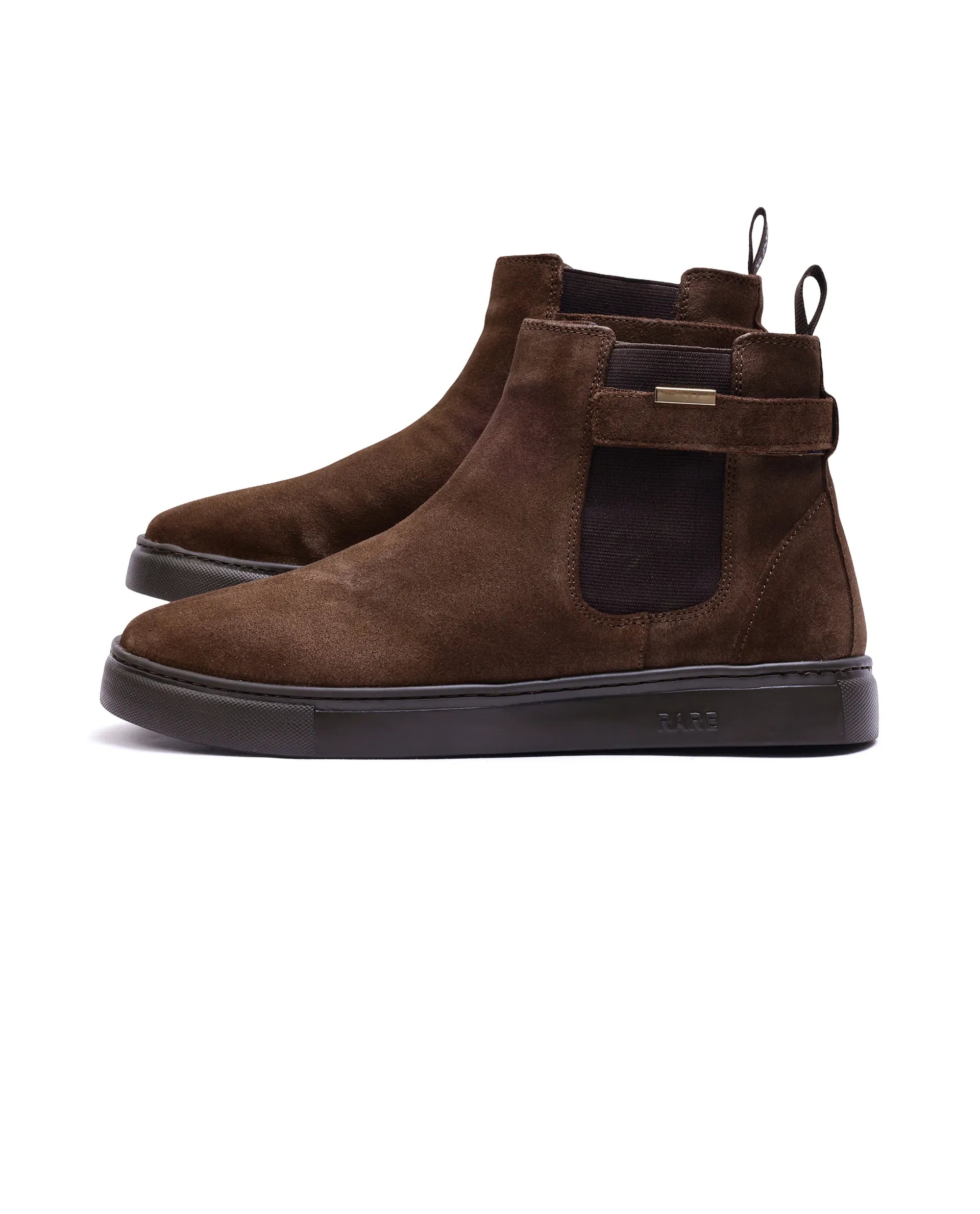 Rare Rabbit Men Berus Dark Brown Suede Lace-Up Closure Shoes