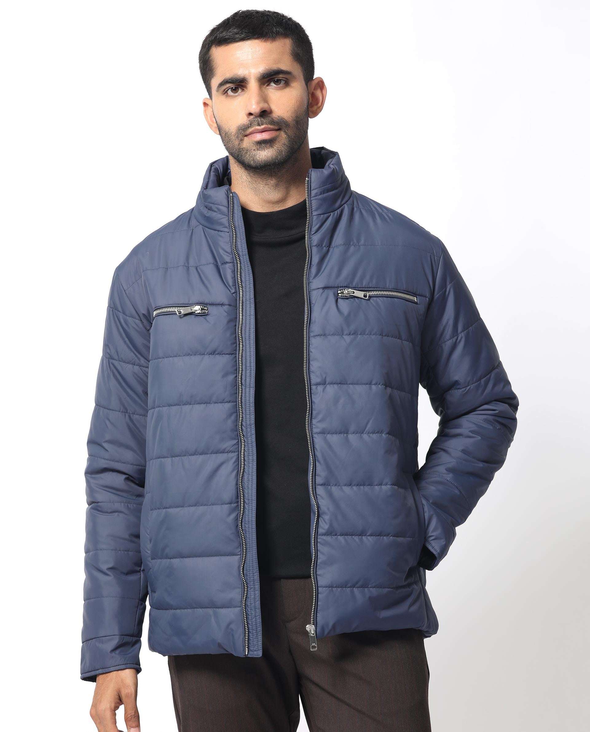 Tommy Jeans essential polyester hooded puffer jacket in navy | ASOS