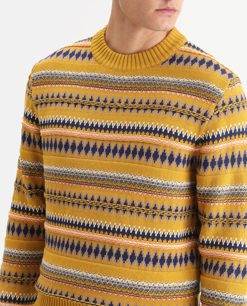 Yellow Rabbit Sweater Buy Bita - Yellow Fair Isle Pattern Sweater| Rare Rabbit