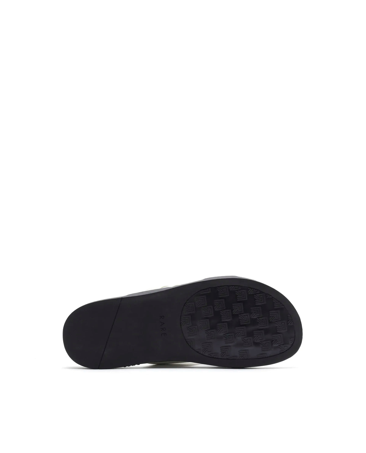 Rarez Men's Blake Light Ecru Leather Regular Sandal
