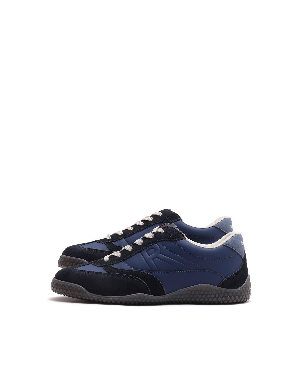 Rarez Men's Blaze Dusky Denim Blue Micro Fiber Sneaker