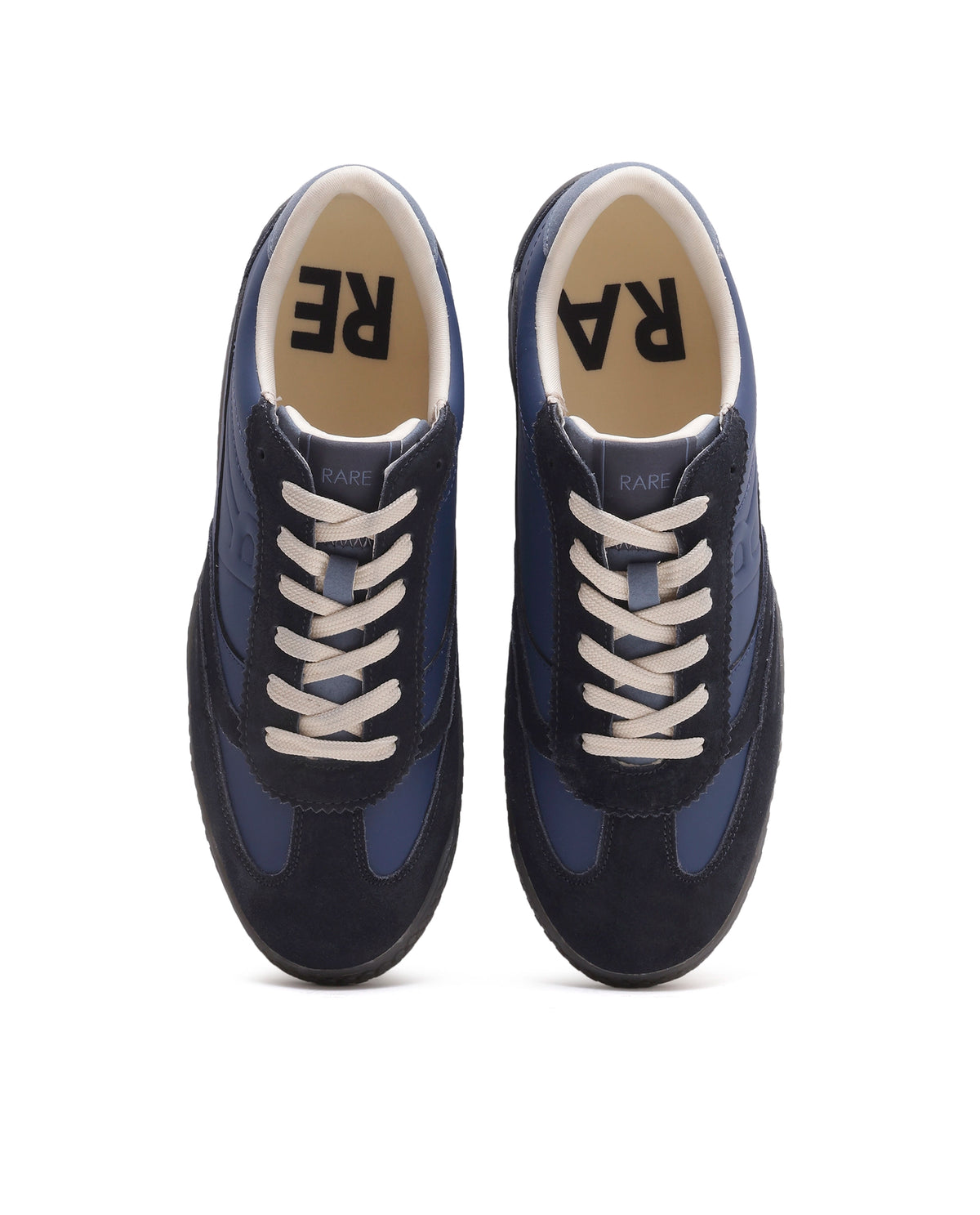 Rarez Men's Blaze Dusky Denim Blue Micro Fiber Sneaker