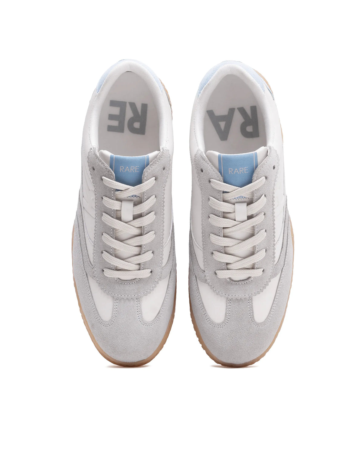 Rarez Men's Blaze Light Off White Micro Fiber Regular Sneaker