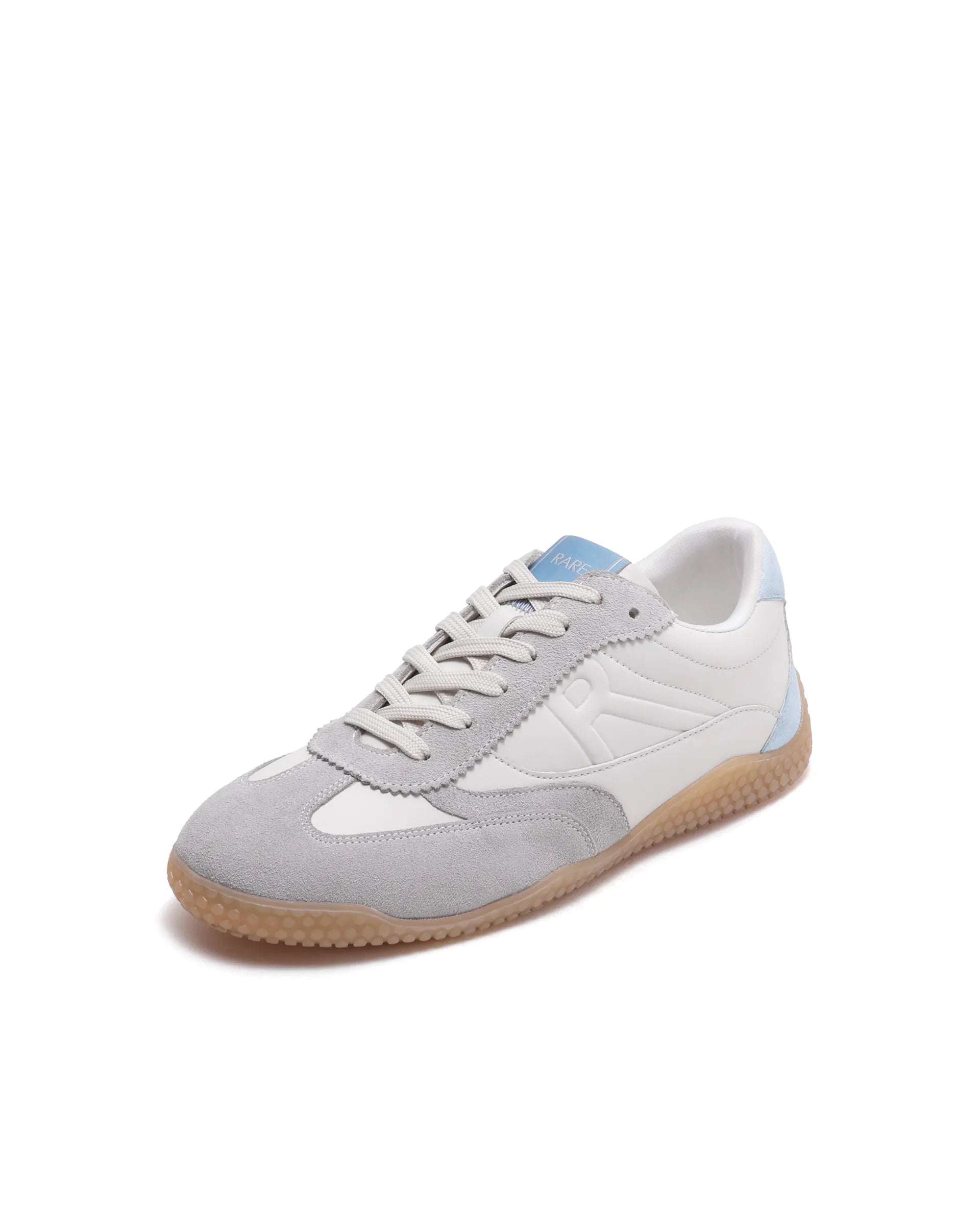 Rarez Men's Blaze Light Off White Micro Fiber Regular Sneaker
