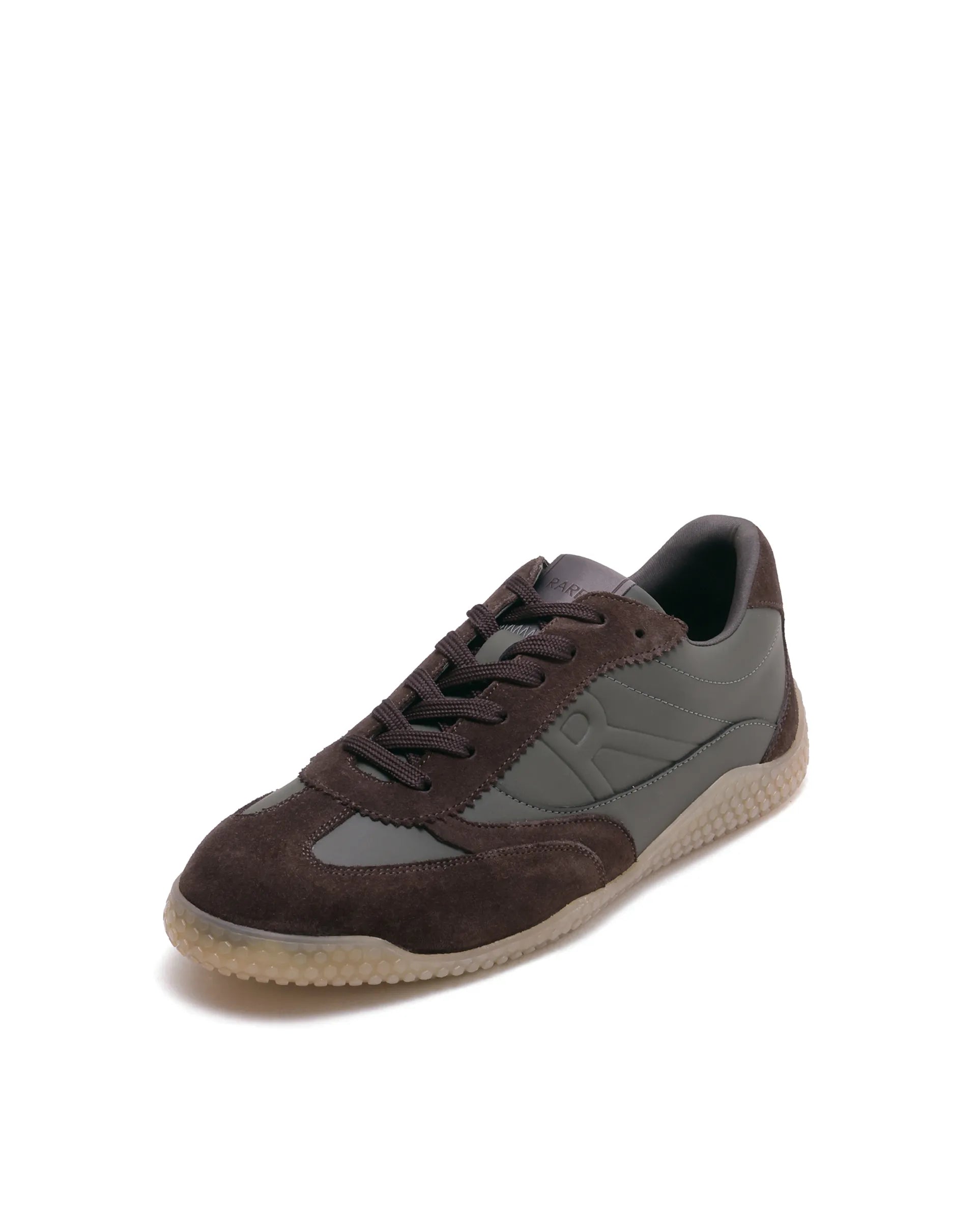 Rarez Men's Blaze Dusky Olive Micro Fiber Regular Sneaker