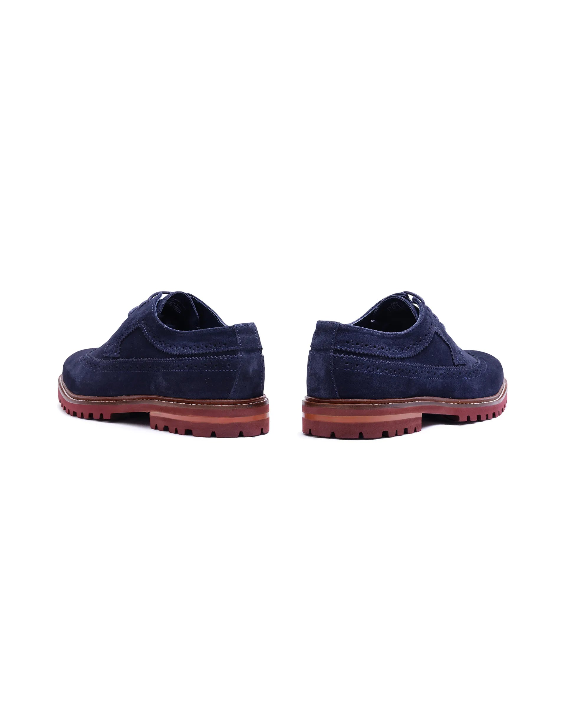Rare Rabbit Men Brix Navy Suede Lace-Up Closure Shoes