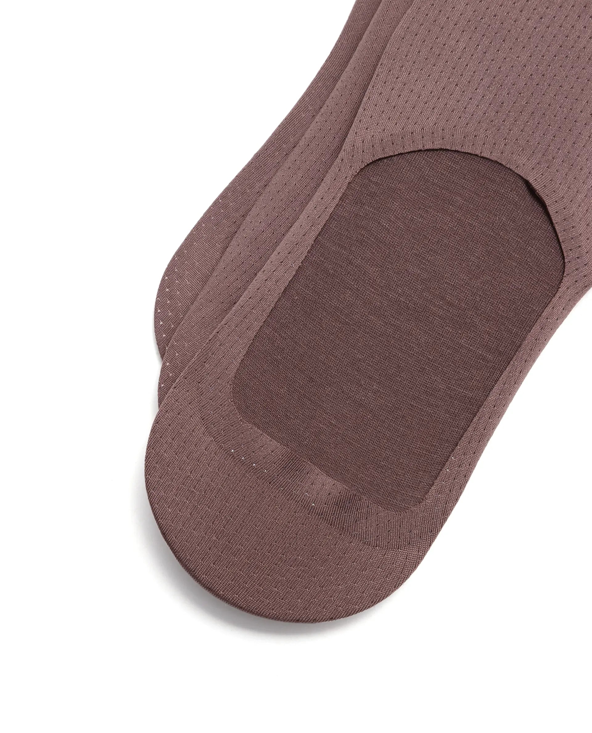 Rare Rabbit Men's Sok Brown Cotton Blend Fabric Socks
