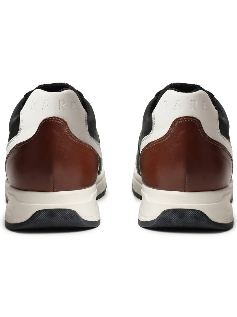 Rare Rabbit Men's Nord Navy Suede Low-Top Sneakers Shoes