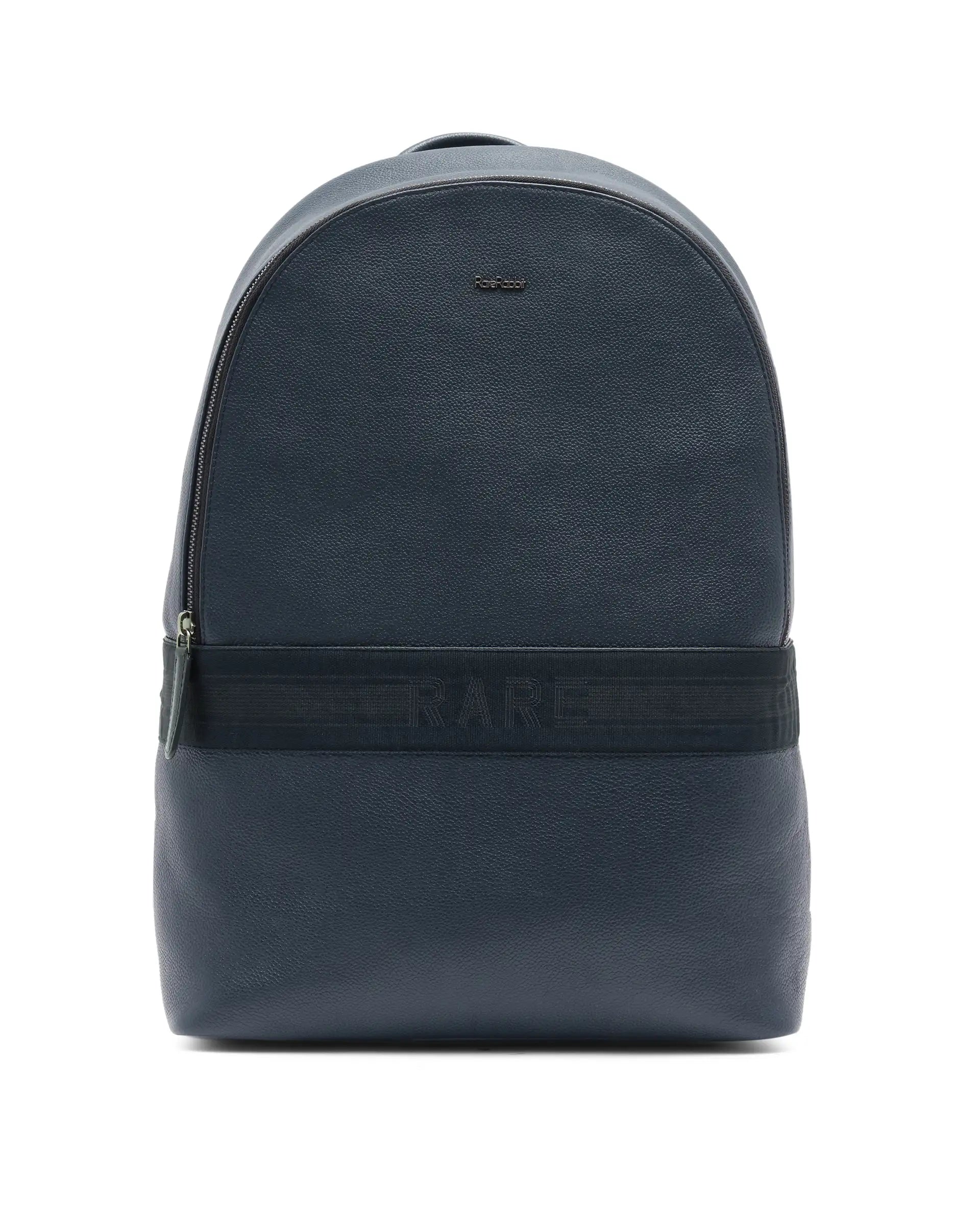 Rare Rabbit Men's Metan Blue Plain Bag