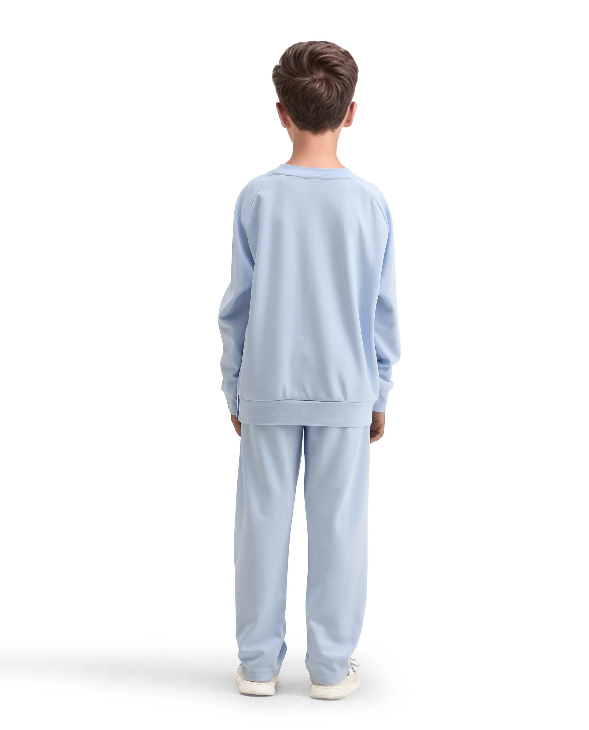 Rare Ones Kids Cadi-B Lilac Cotton Blend Drawstring Closure Straight Fit Solid Trackpant