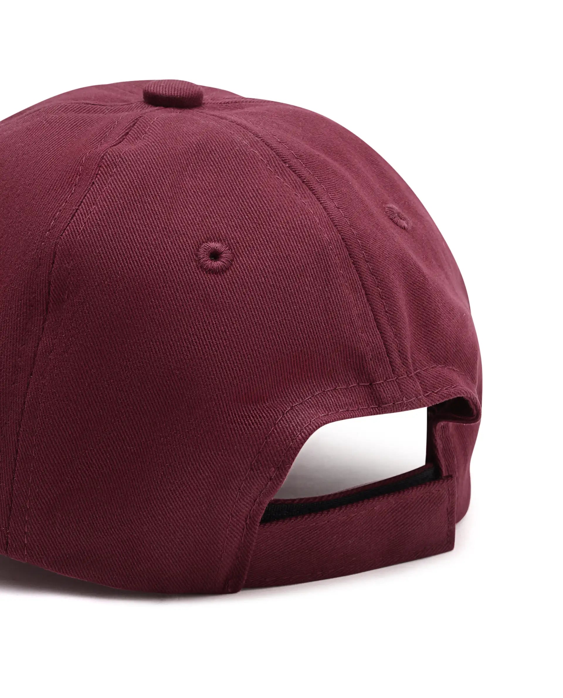 Rare Ones Kids Cafu-K Maroon Cotton Velcro Closure Cap