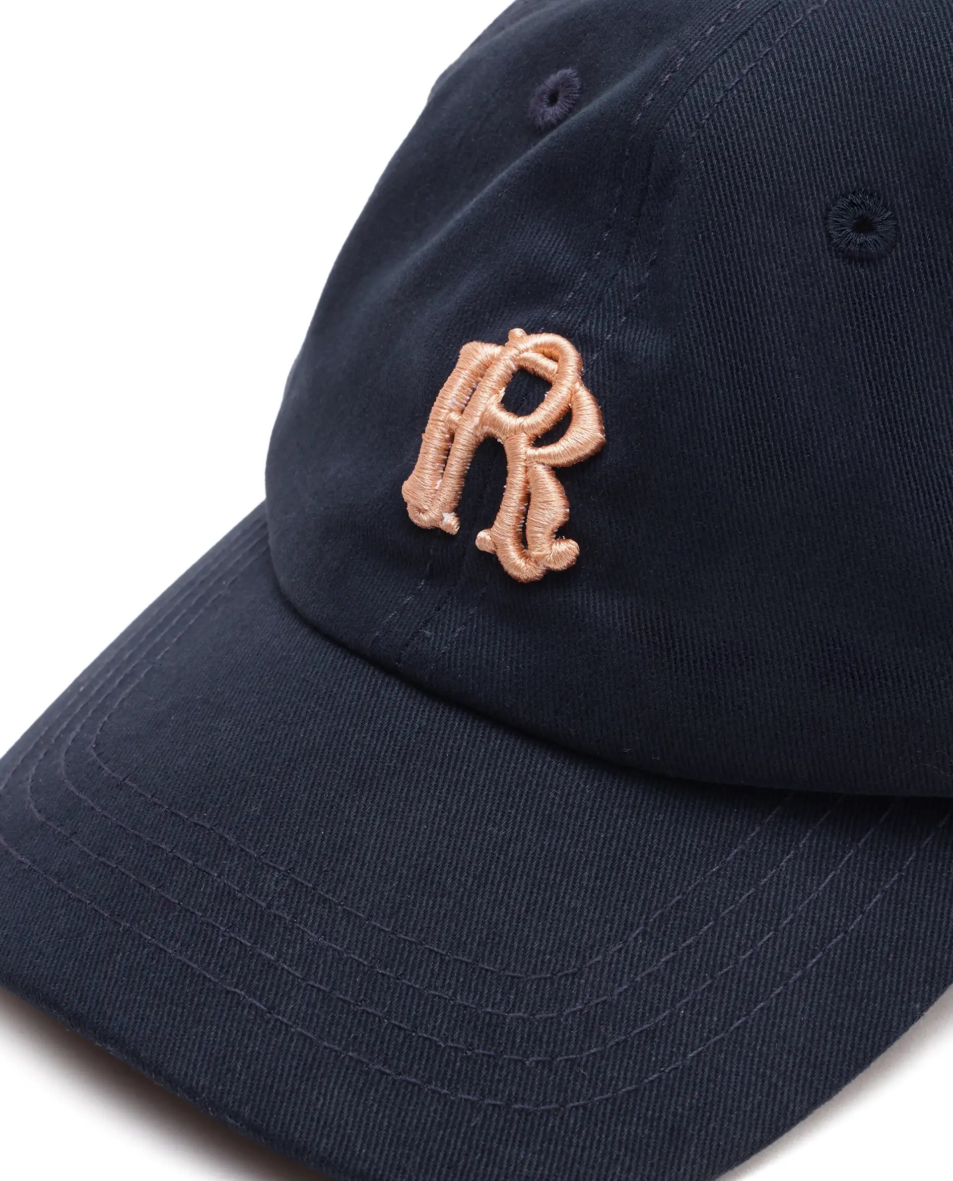 Rare Ones Kids Cafu-Y Dark Navy Blue Cotton Buckle Strap Closure Cap